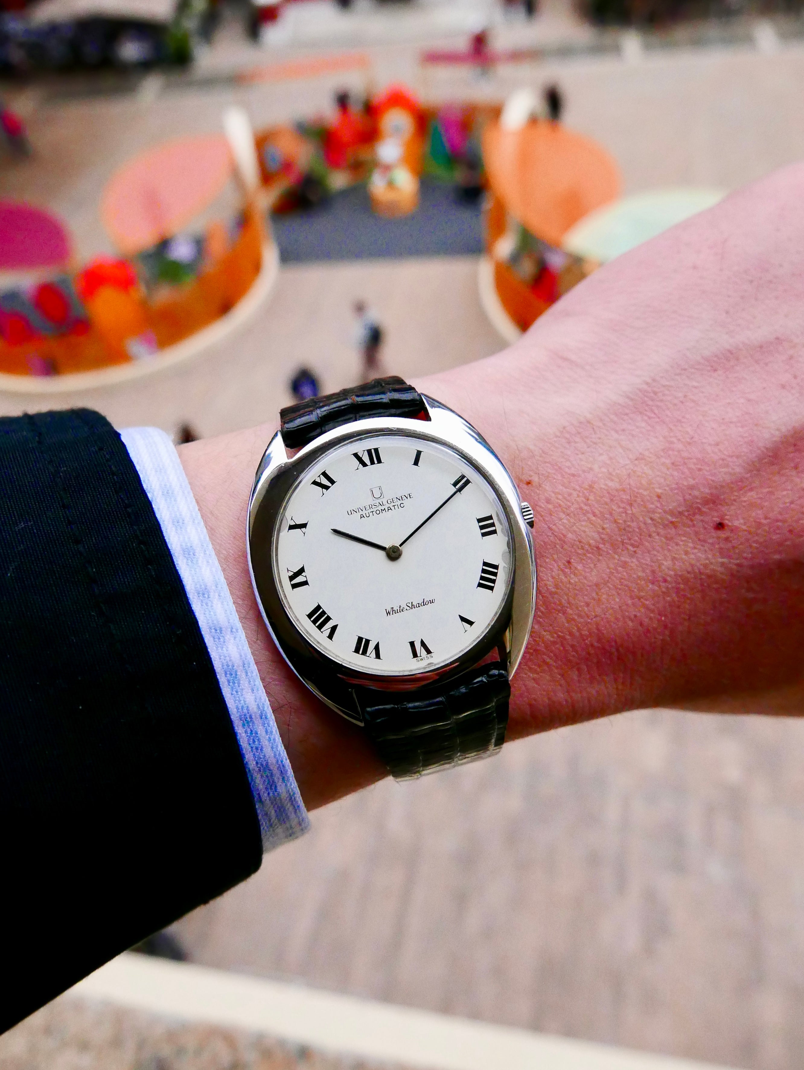 Vintage Watch | Universal Geneve White Shadow Automatic 866101