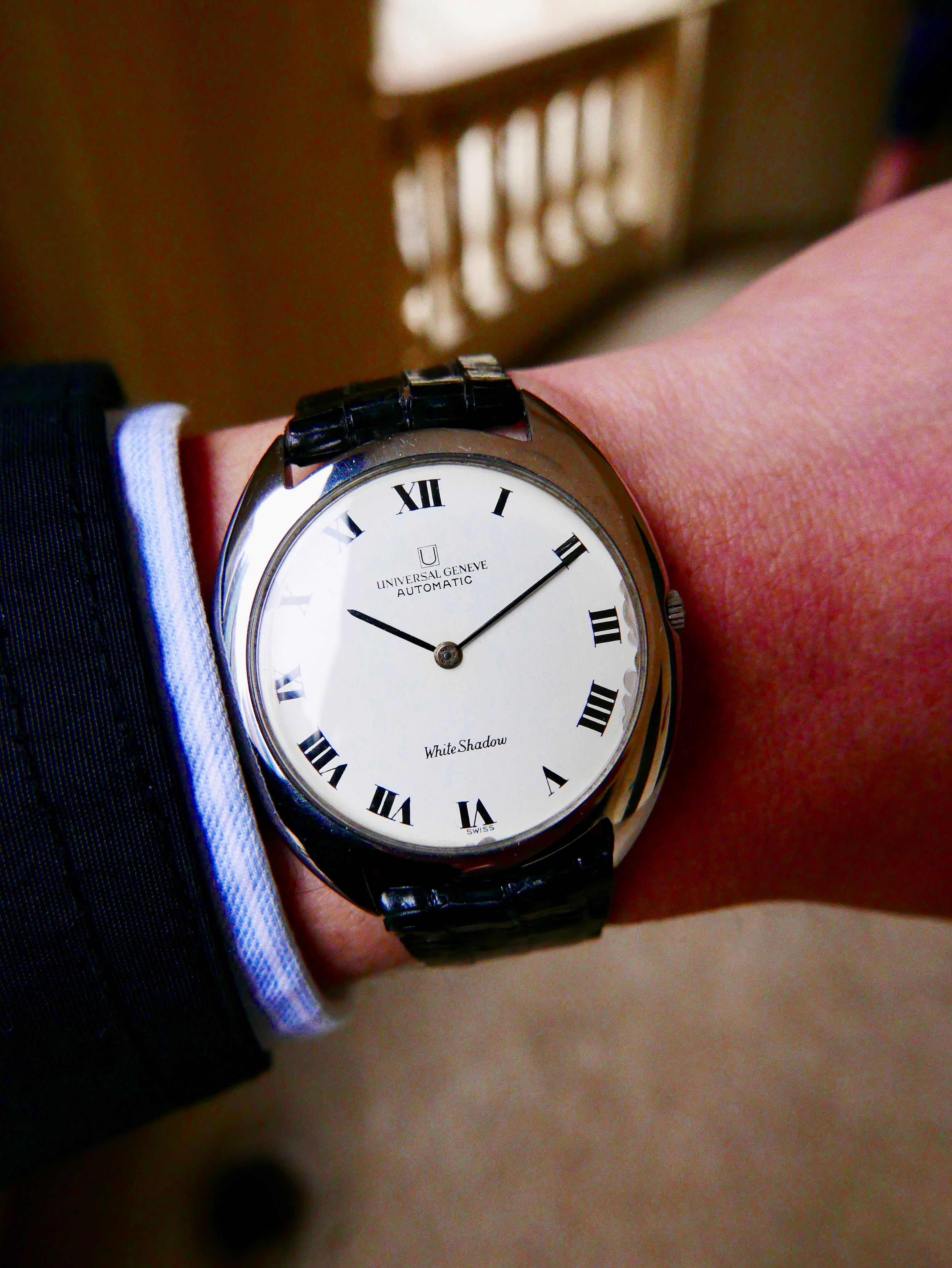 Vintage Watch | Universal Geneve White Shadow Automatic 866101