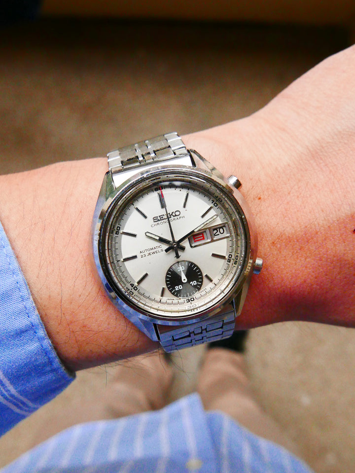 Vintage Seiko Chronograph 7018-7000 "One-Eyed Panda"