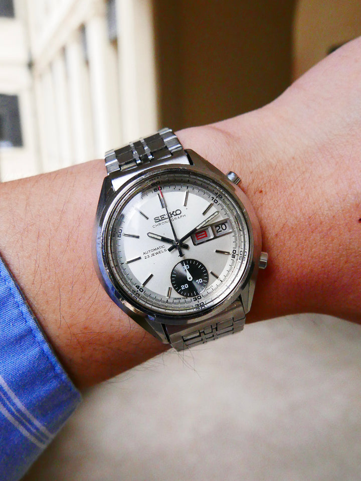 Vintage Seiko Chronograph 7018-7000 "One-Eyed Panda"