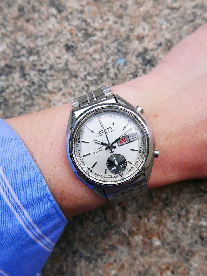 Vintage Seiko Chronograph 7018-7000 "One-Eyed Panda"