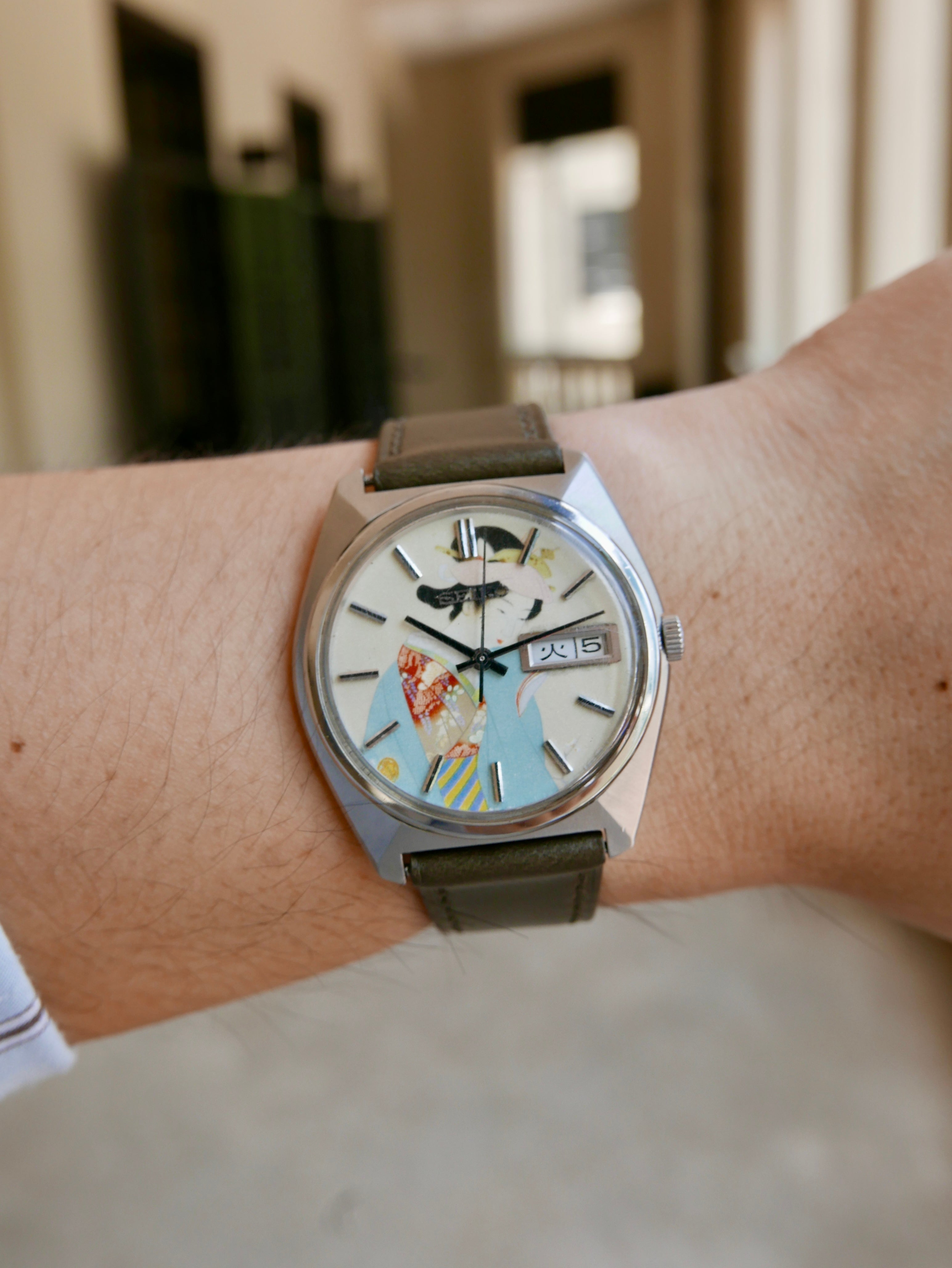 Vintage Watch | Seiko Lord Matic 5606 Ukiyo-e Dial (Fragrance of Spring)