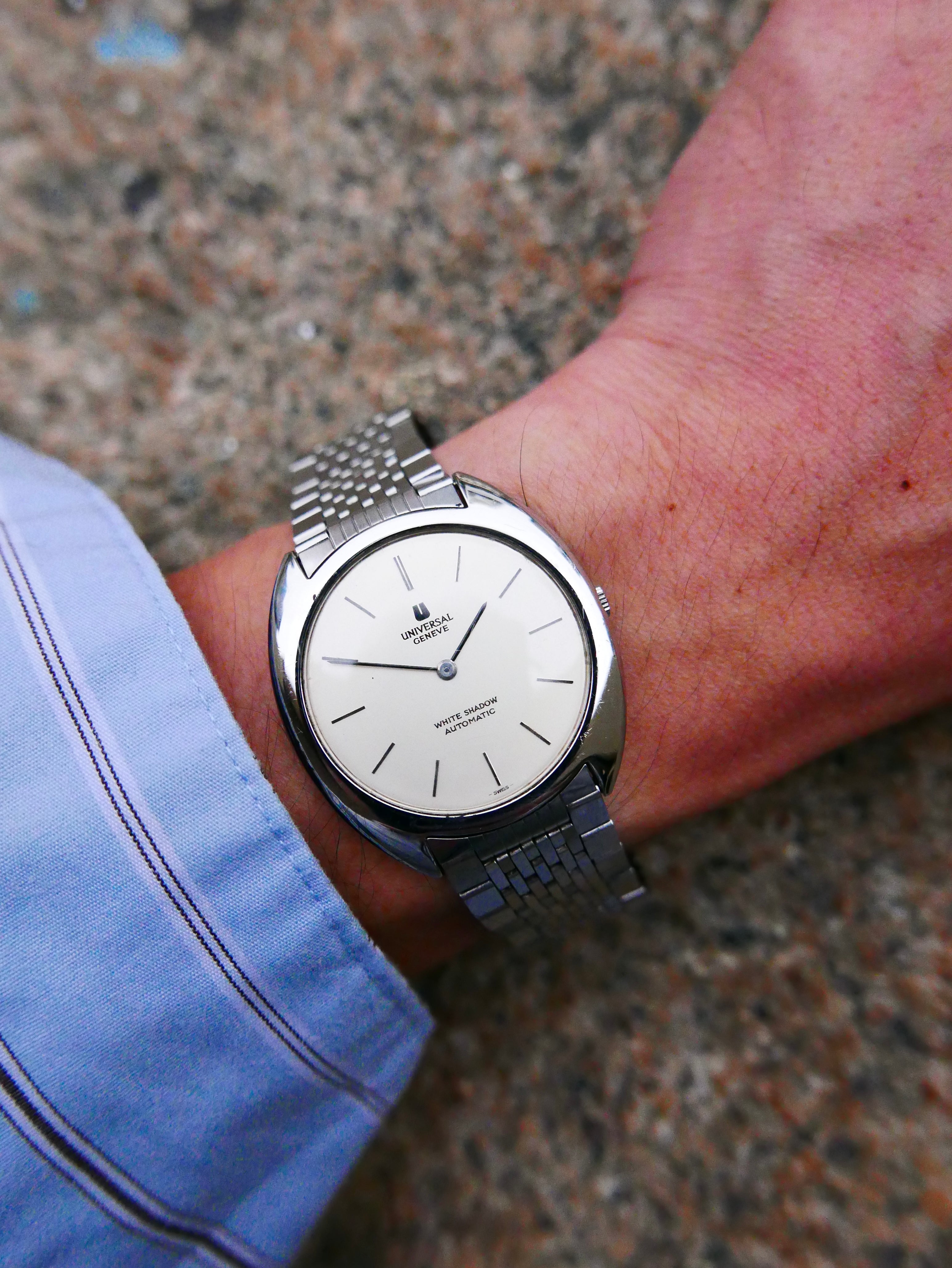 Vintage Watch | Universal Geneve White Shadow Automatic 866101