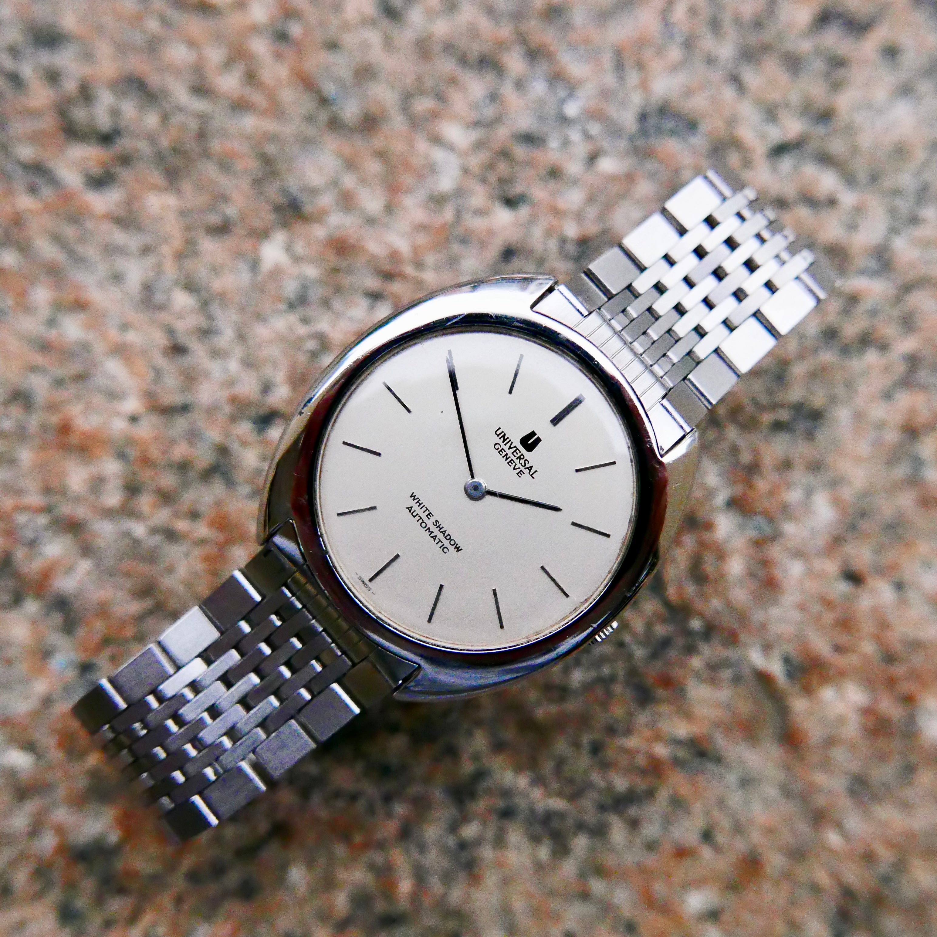 Vintage Watch | Universal Geneve White Shadow Automatic 866101