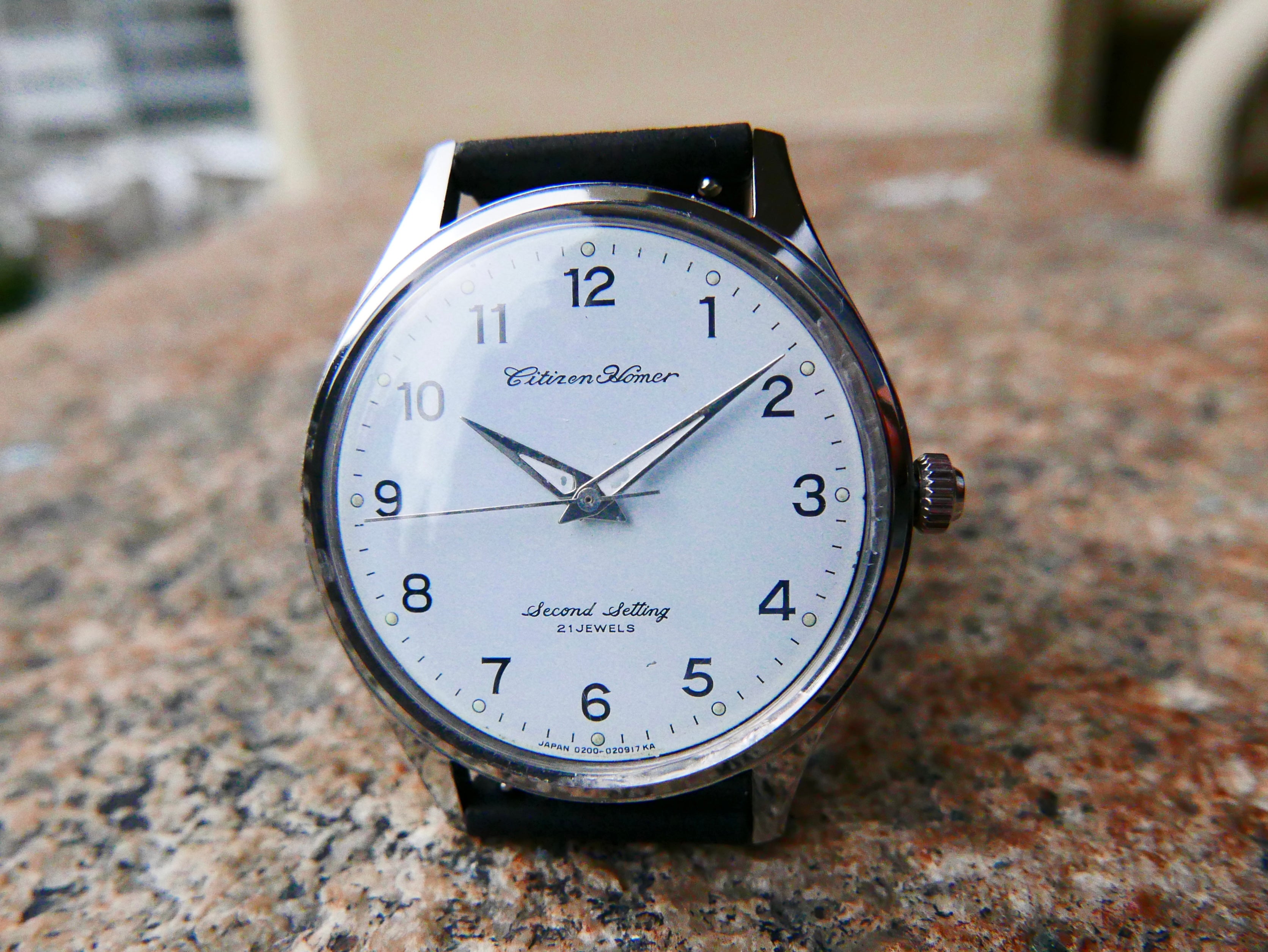 Vintage Watch | Citizen Homer Railway Watch Second Setting