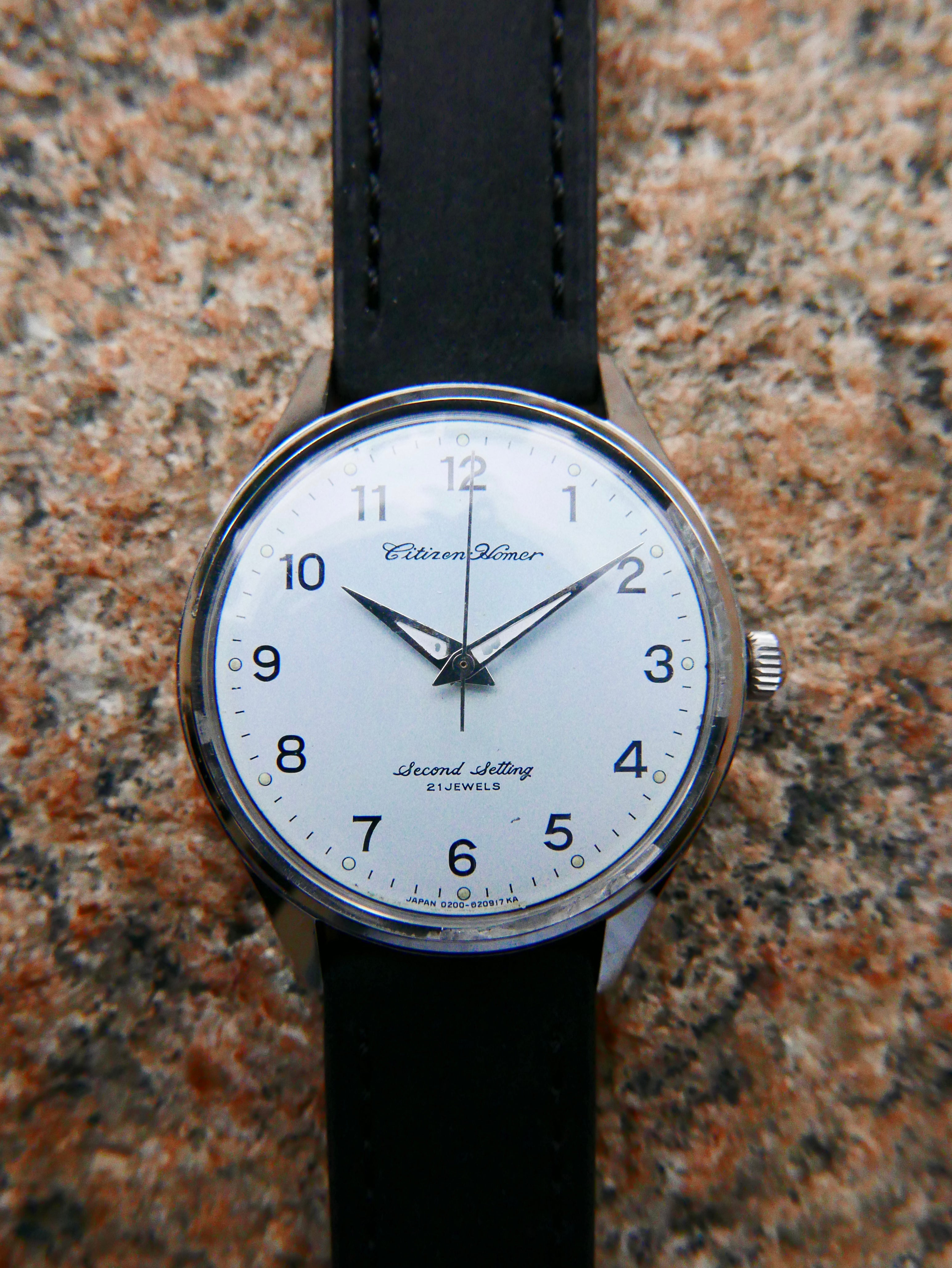 Vintage Watch | Citizen Homer Railway Watch Second Setting