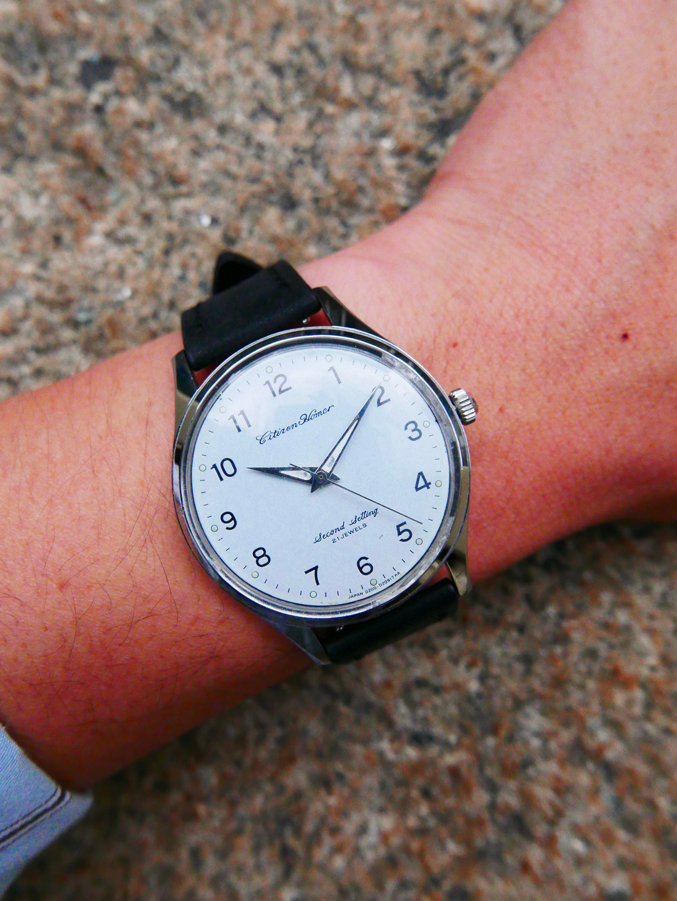 Vintage Watch | Citizen Homer Railway Watch Second Setting