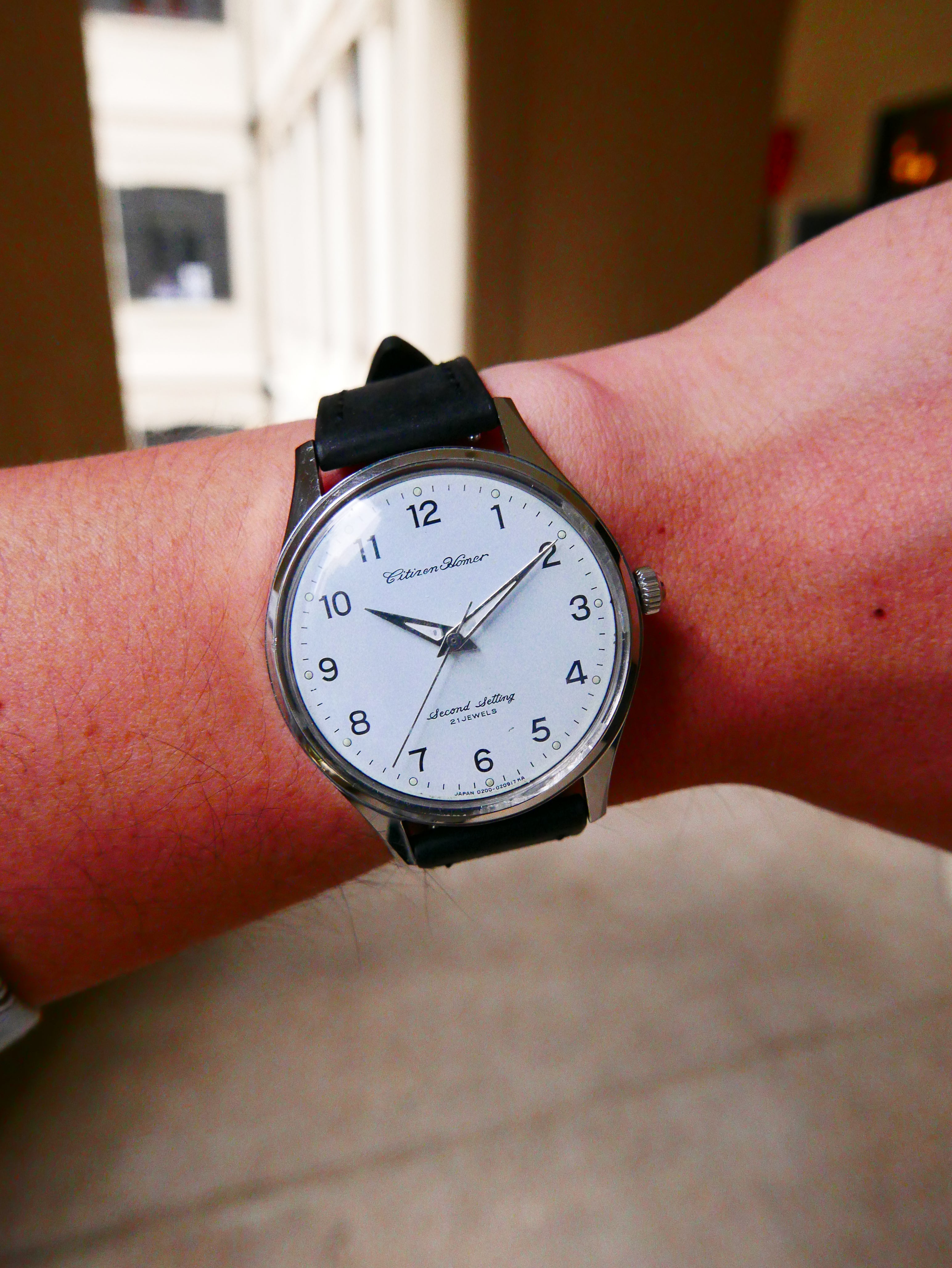 Vintage Watch | Citizen Homer Railway Watch Second Setting