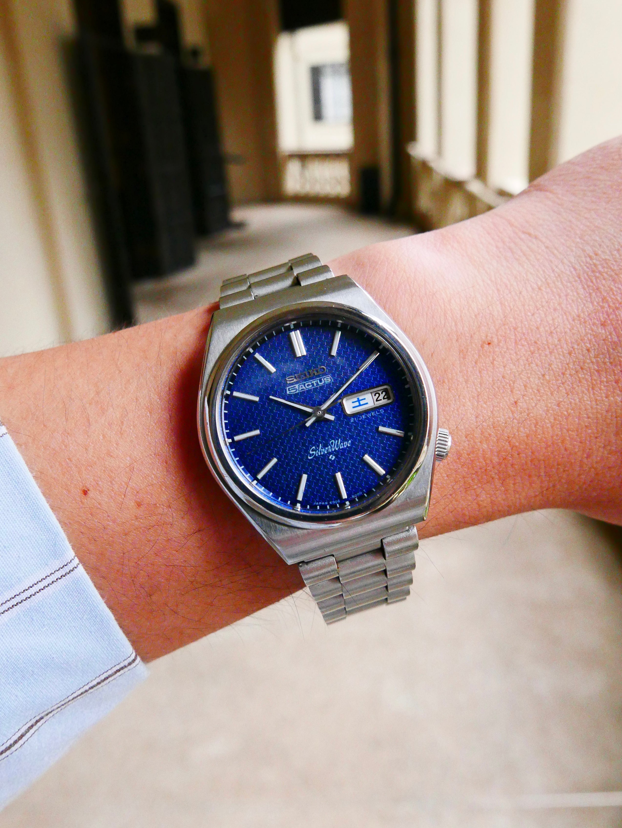 Vintage Watch | Seiko Silverwave 6306-8000 Surface Diver (Blue Wave-Star)