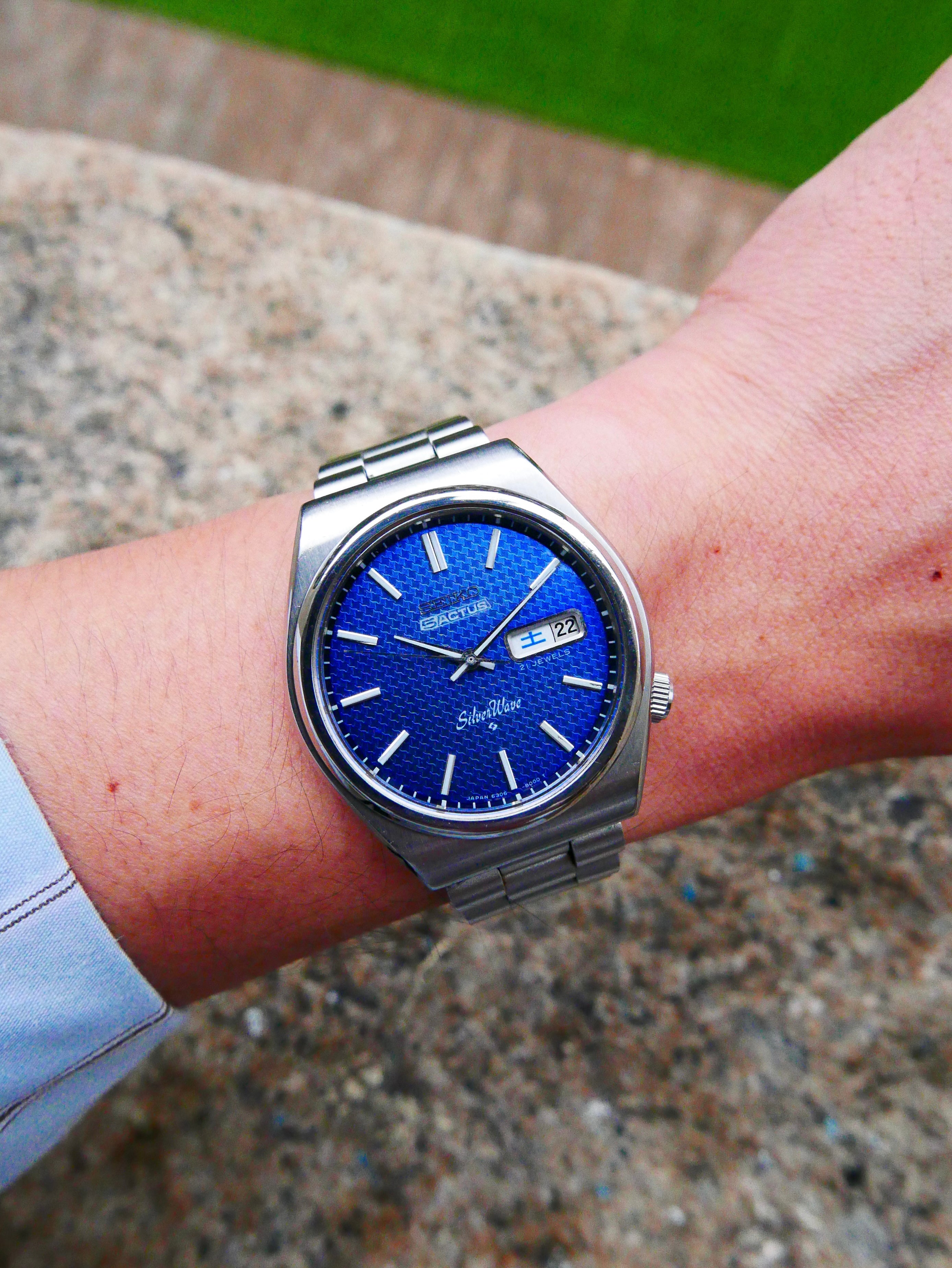 Vintage Watch | Seiko Silverwave 6306-8000 Surface Diver (Blue Wave-Star)