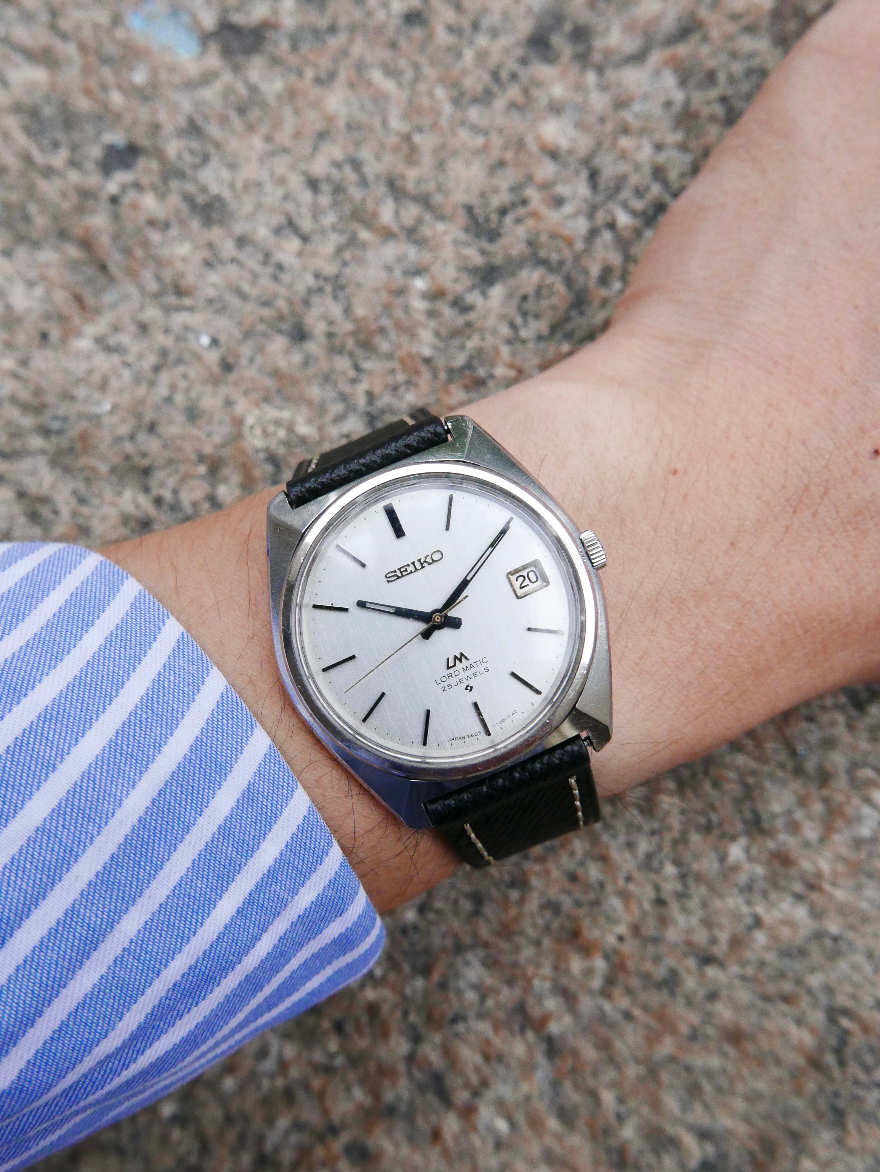 Vintage Watch | Seiko Lord Matic 5605 [MINT][Gold Seiko & LM Logo]