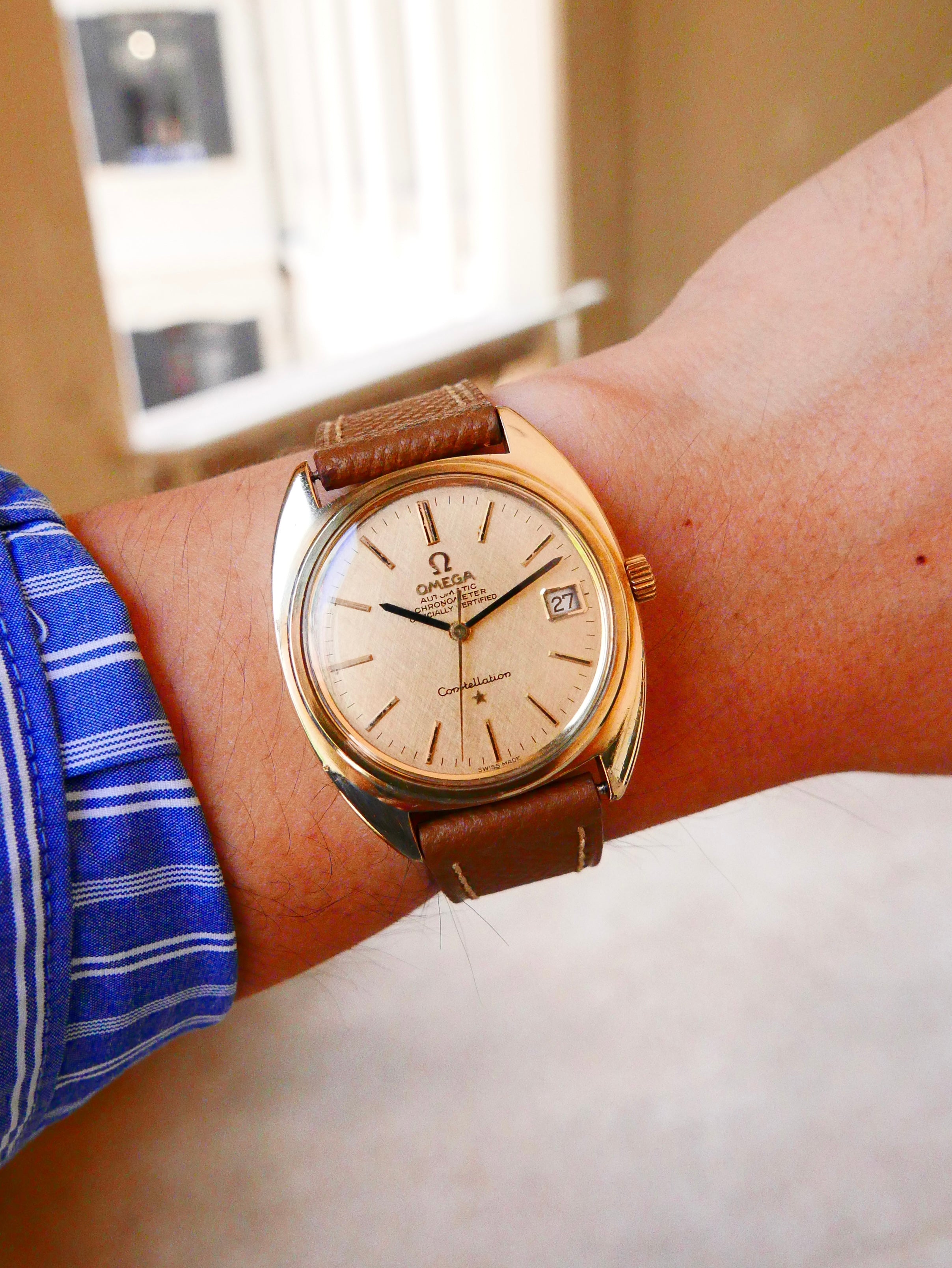 Vintage Watch | Omega Constellation Automatic Date 168.017  (Gold Plated)