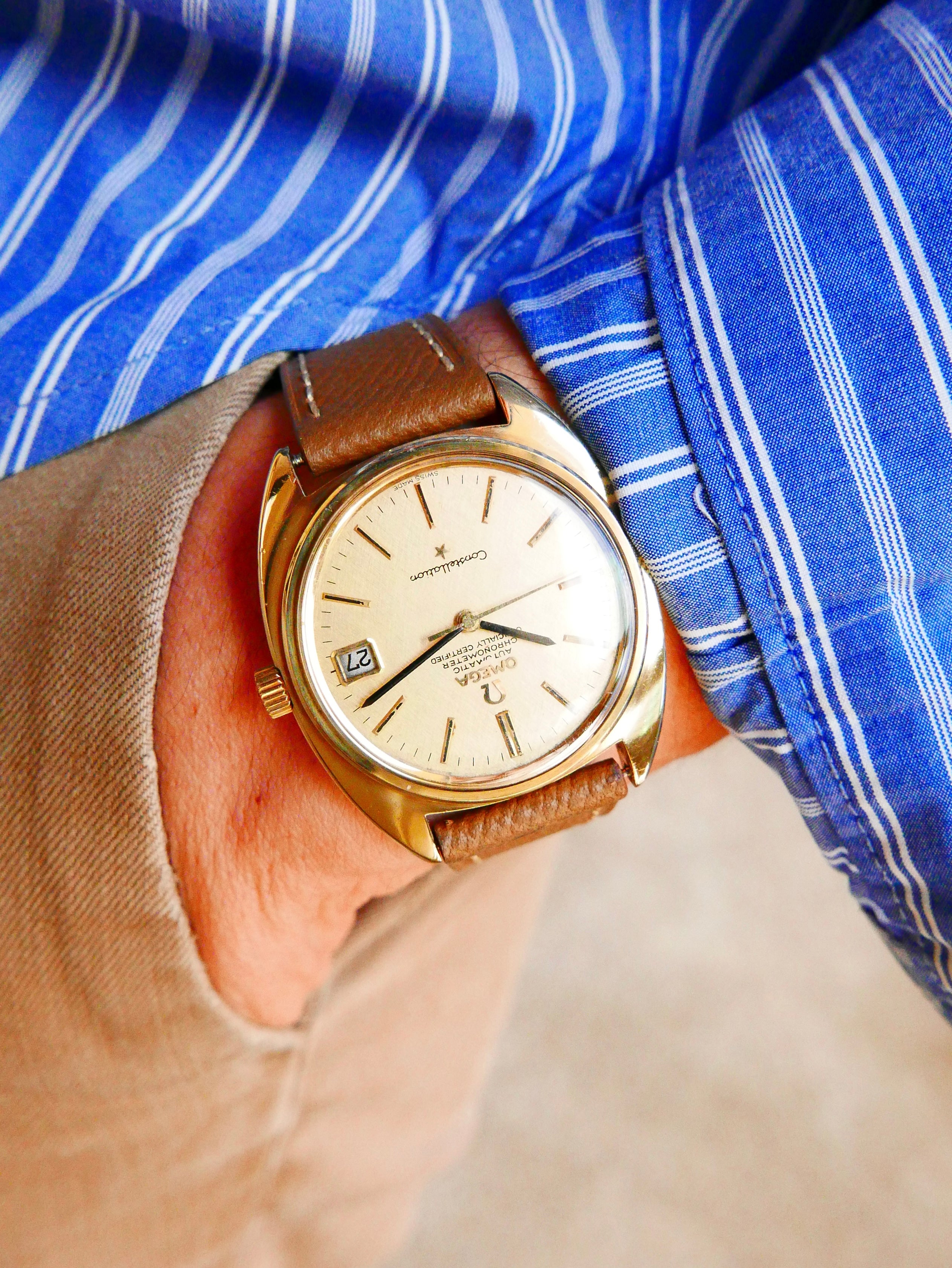 Vintage Watch | Omega Constellation Automatic Date 168.017  (Gold Plated)