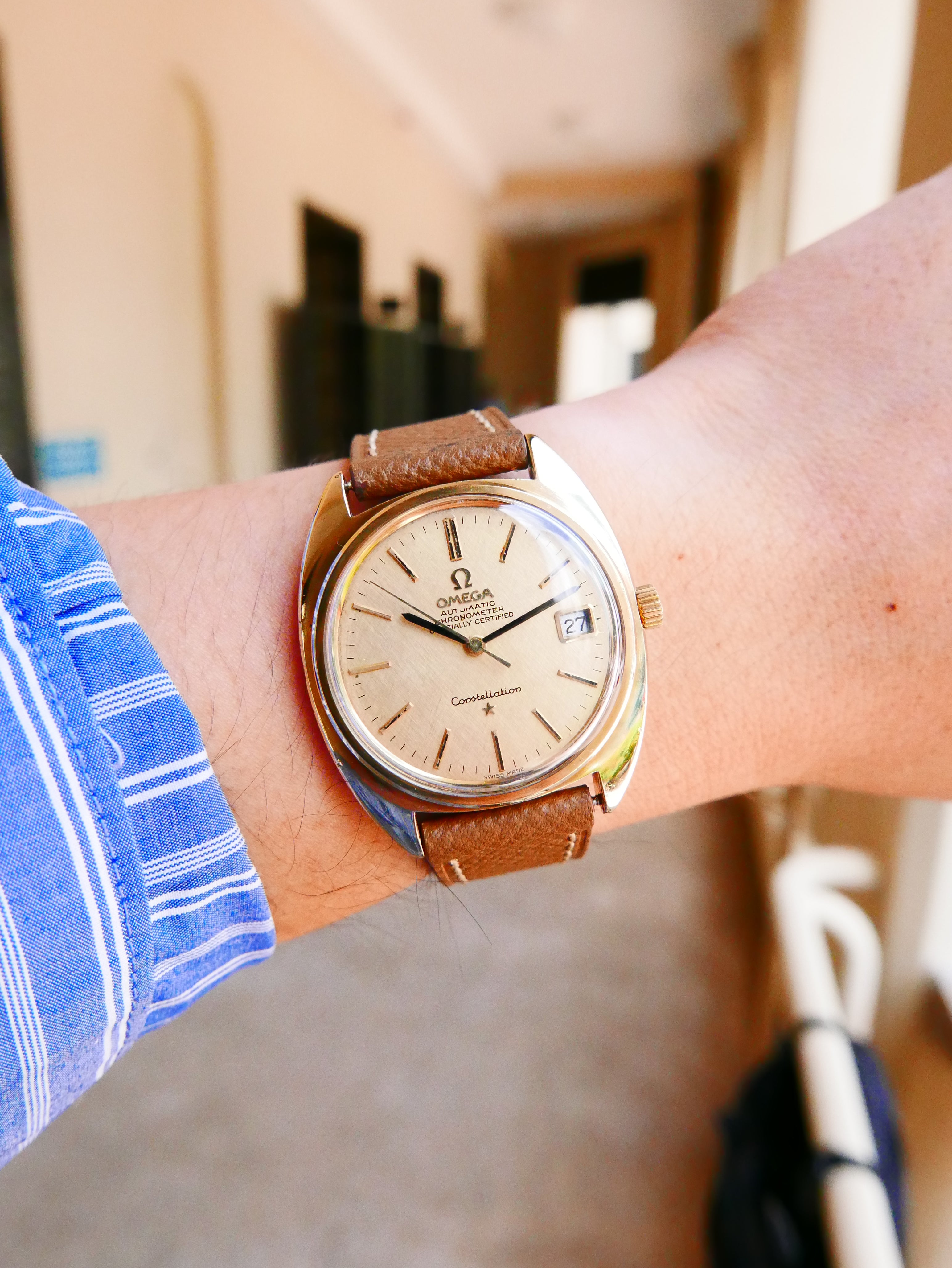 Vintage Watch | Omega Constellation Automatic Date 168.017  (Gold Plated)