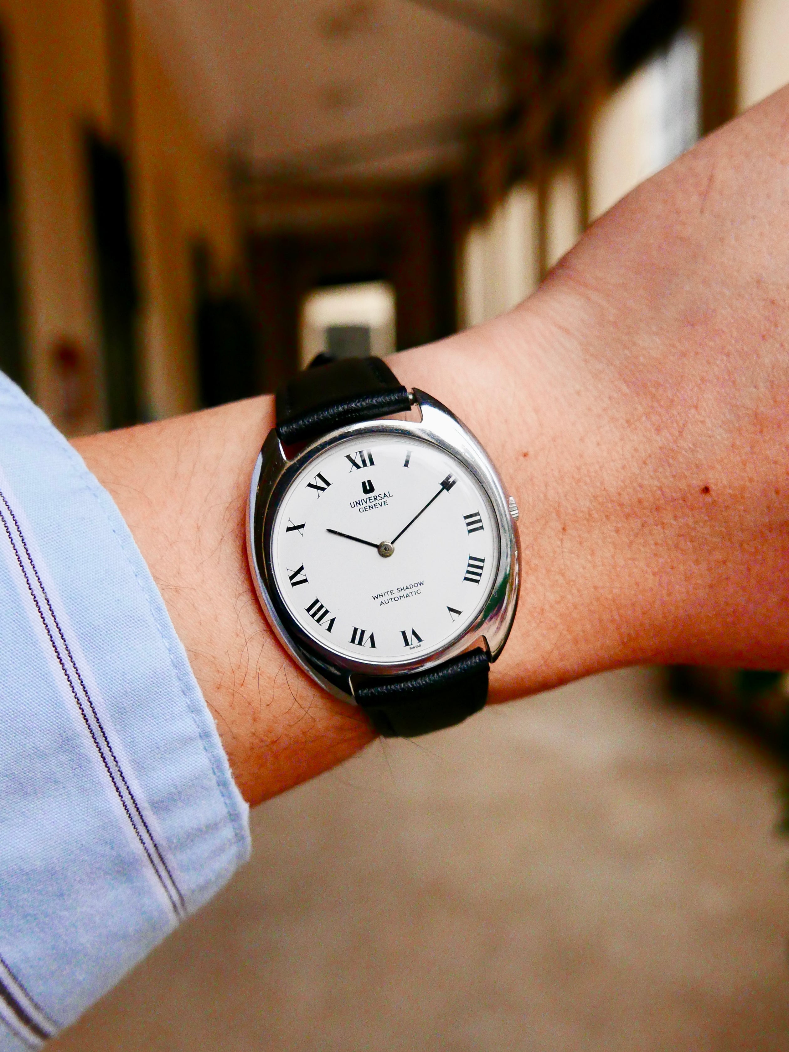 Vintage Watch | Universal Geneve White Shadow Automatic 866101