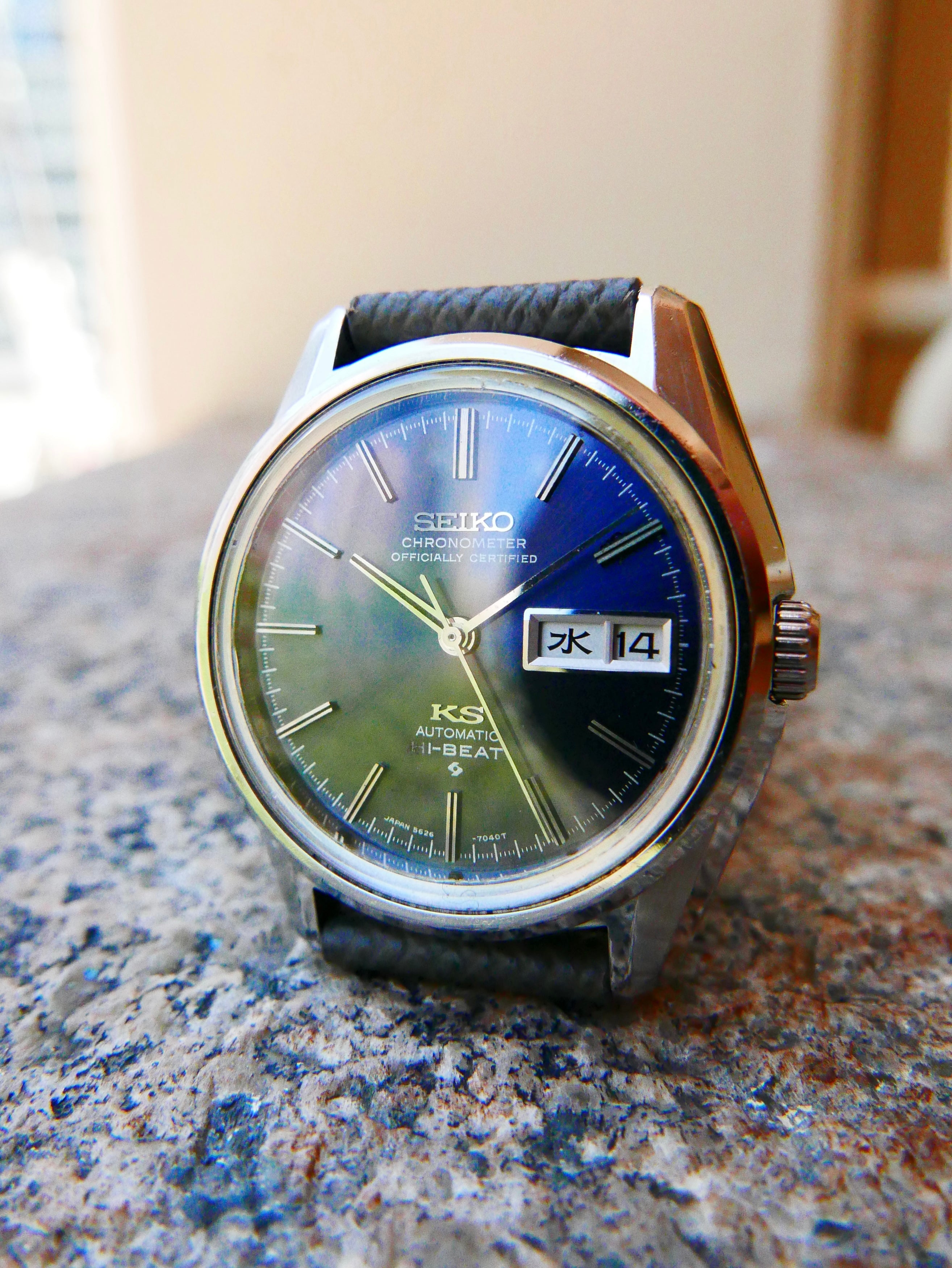 Vintage Watch | King Seiko Chronometer 5626 7040 (Blue Dial)