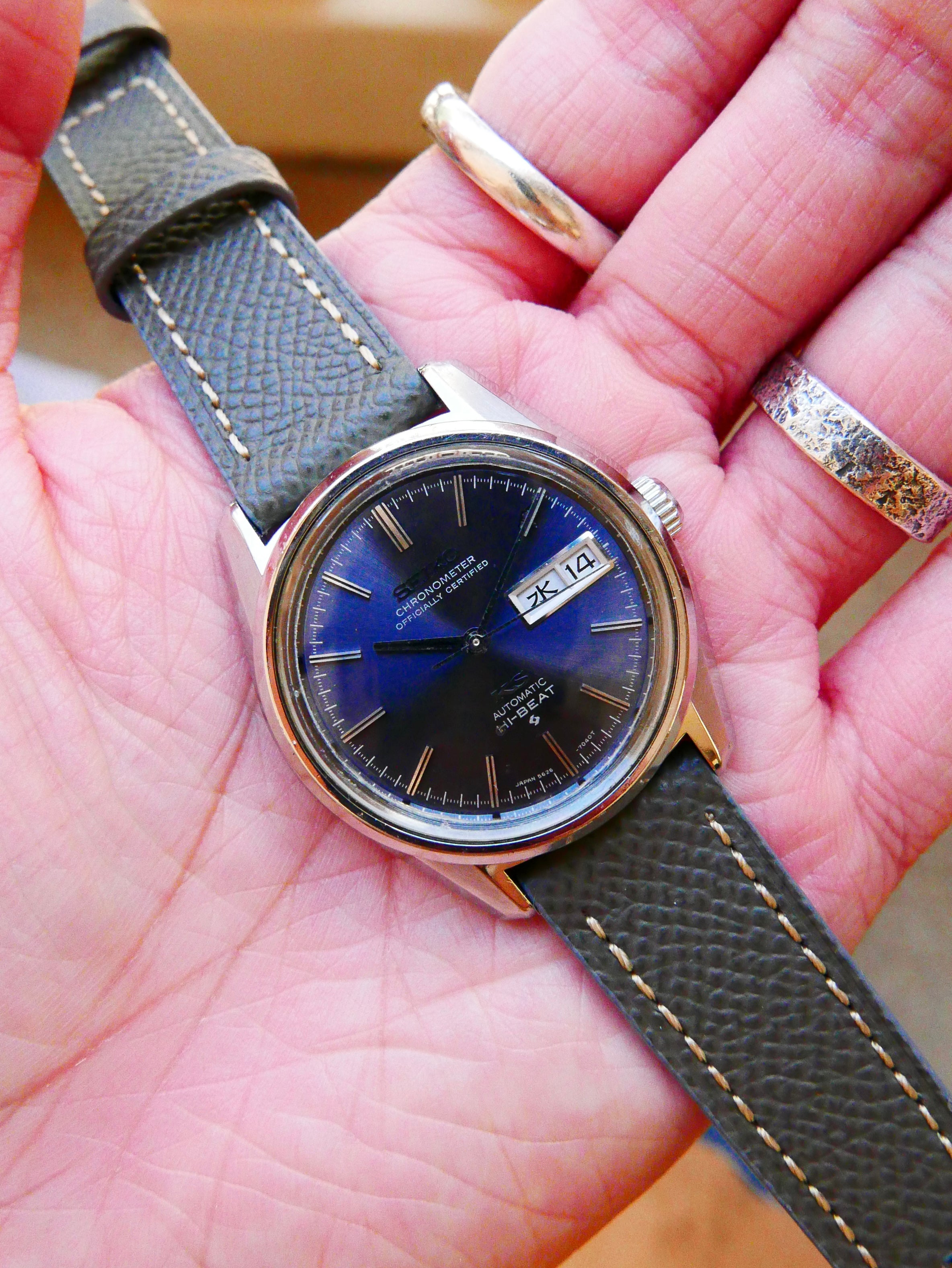 Vintage Watch | King Seiko Chronometer 5626 7040 (Blue Dial)