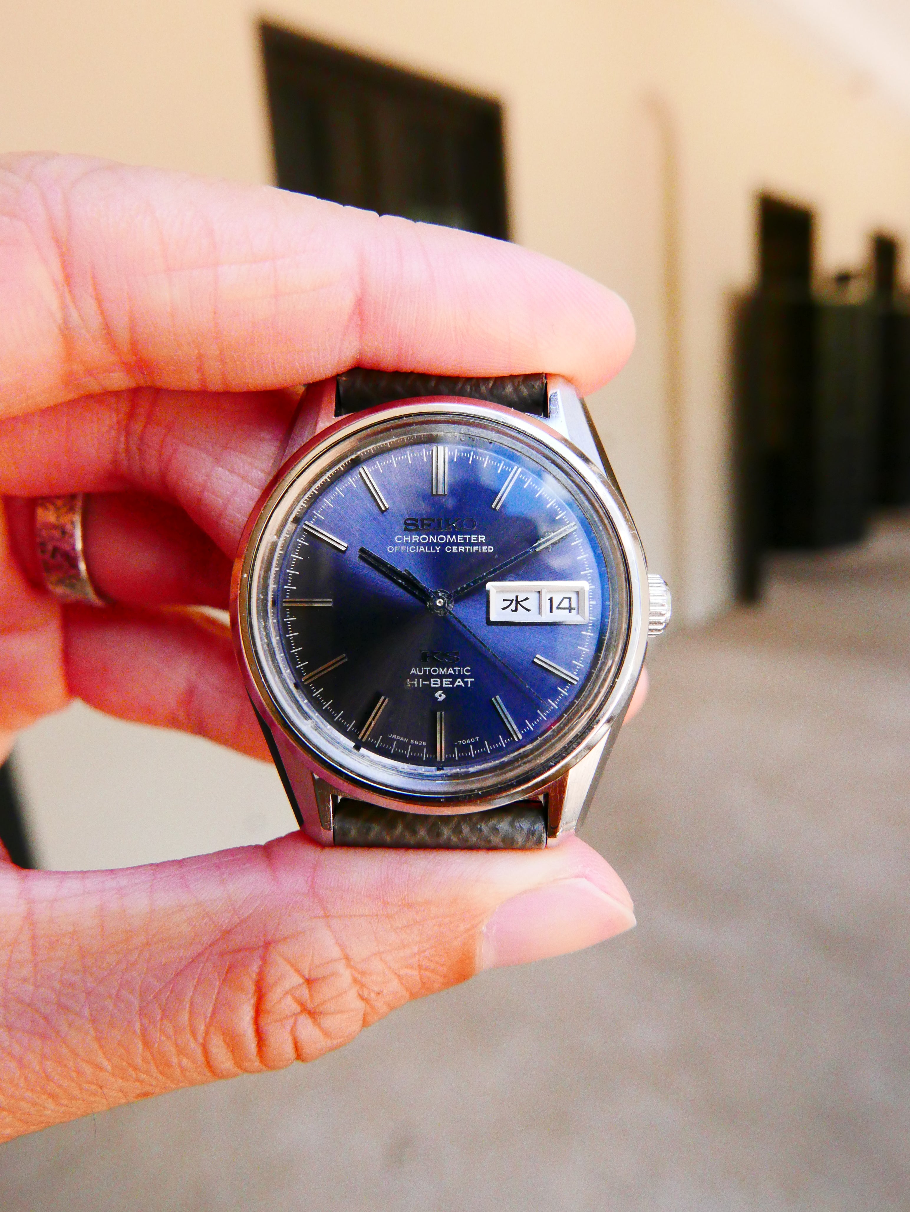 Vintage Watch | King Seiko Chronometer 5626 7040 (Blue Dial)