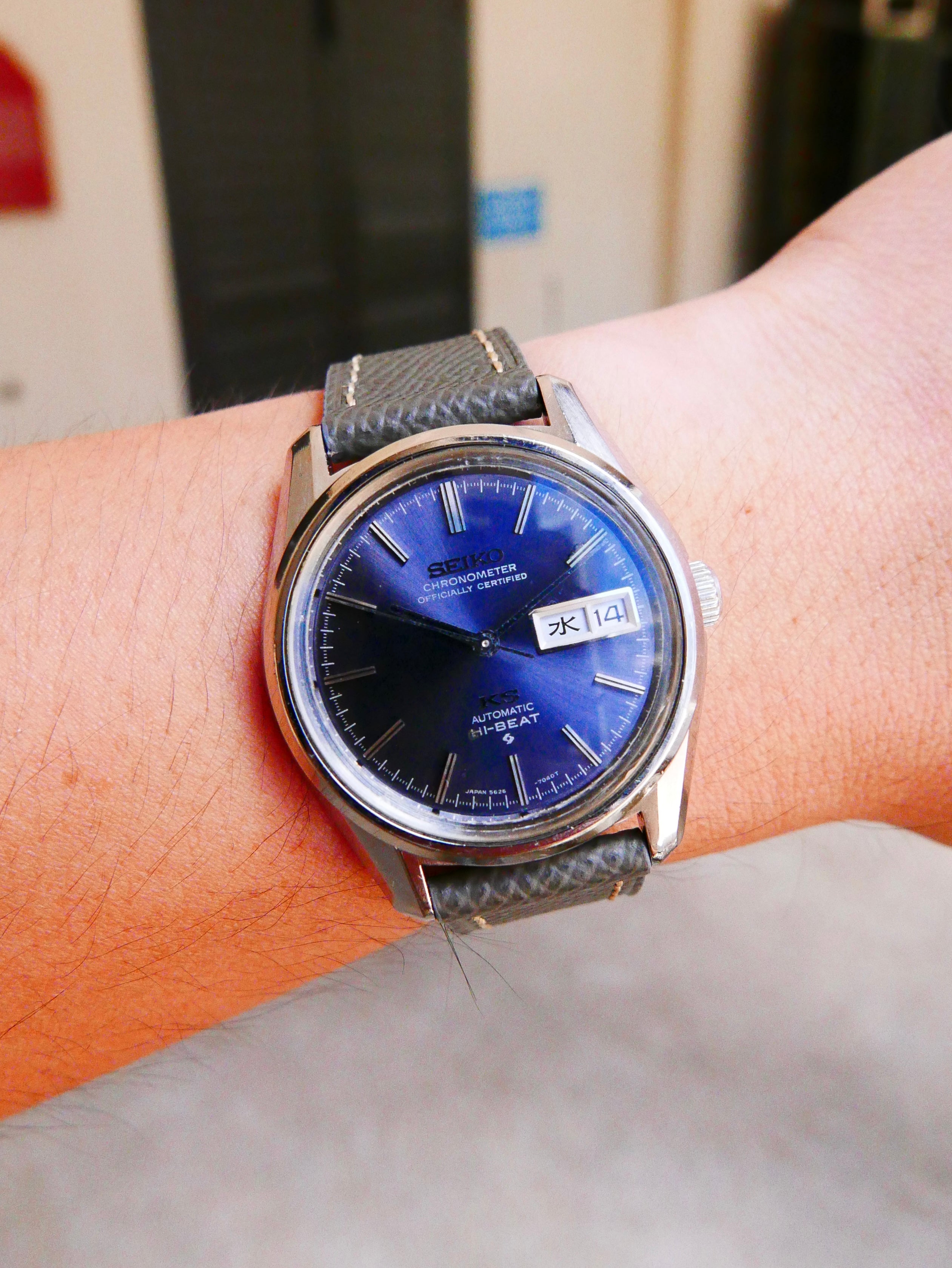 Vintage Watch | King Seiko Chronometer 5626 7040 (Blue Dial)