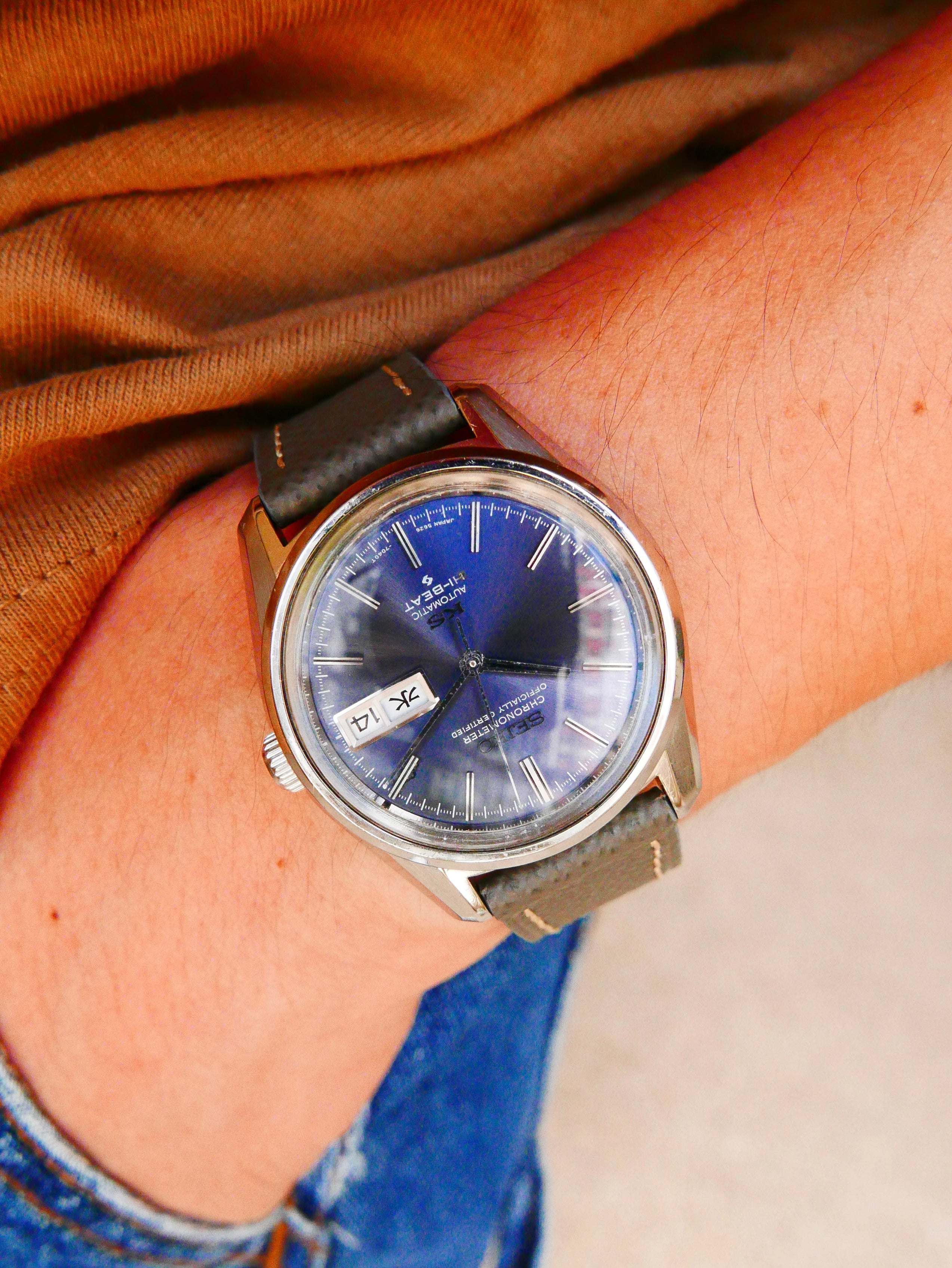 Vintage Watch | King Seiko Chronometer 5626 7040 (Blue Dial)