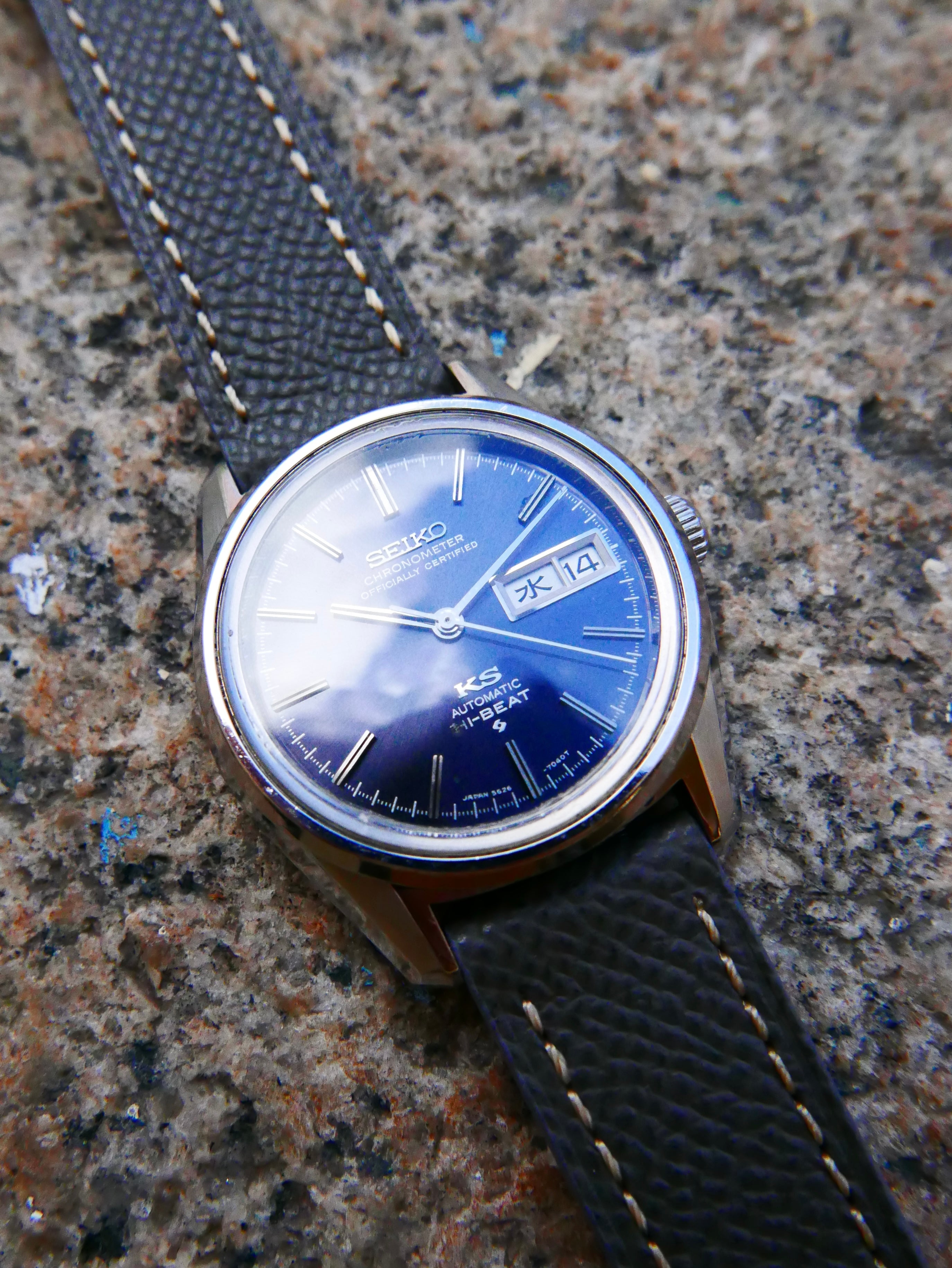 Vintage Watch | King Seiko Chronometer 5626 7040 (Blue Dial)