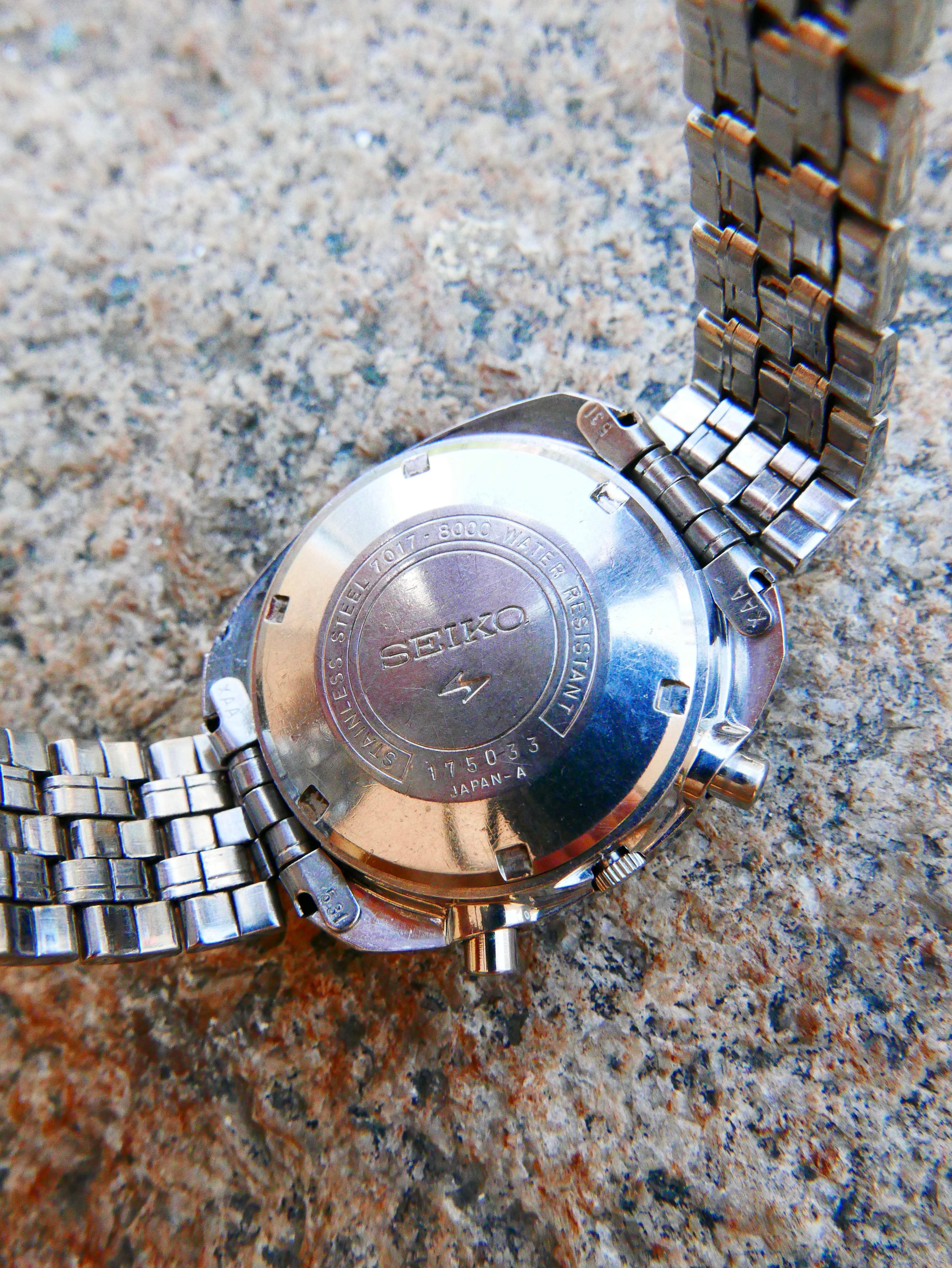 Vintage Watch |Seiko 5 Sports Speed Timer 7017 (Pulsation Dial)