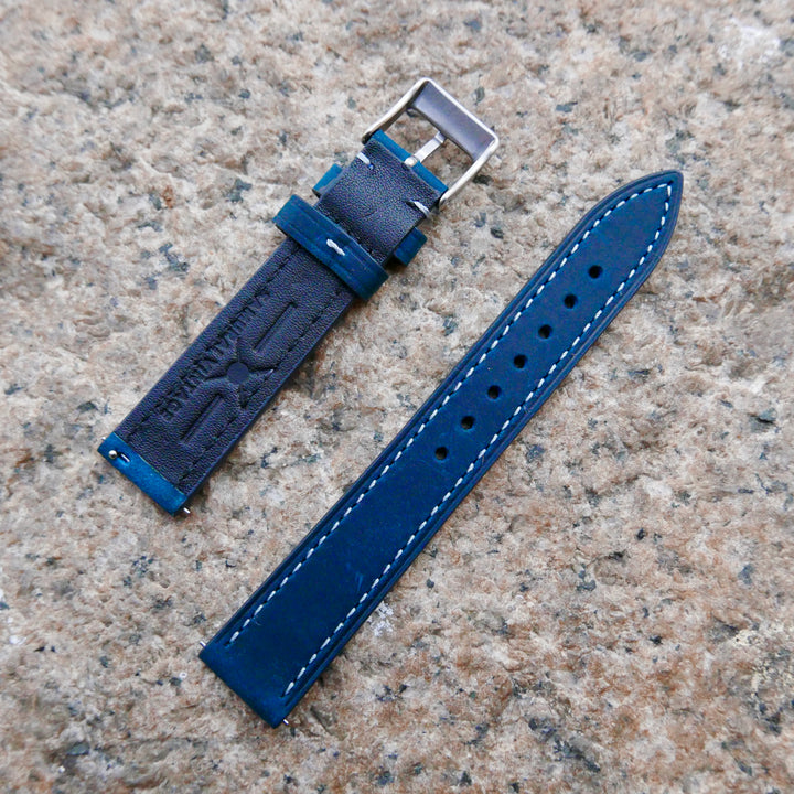 Saddle Series Leather Watch Strap (18mm/19mm/20mm)