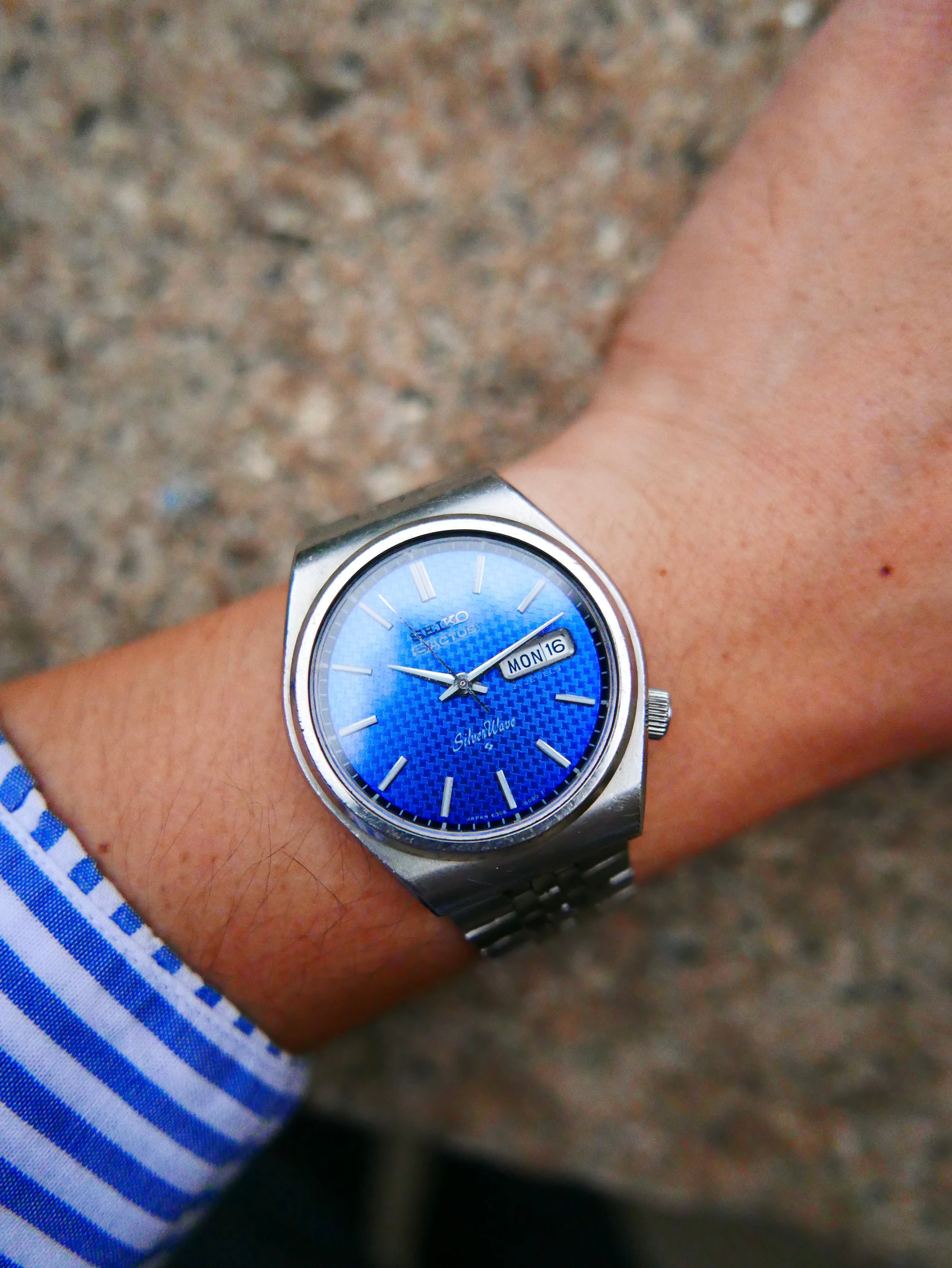 Vintage Watch | Seiko Silverwave 6306-8000 Surface Diver (Blue Wave-Star)