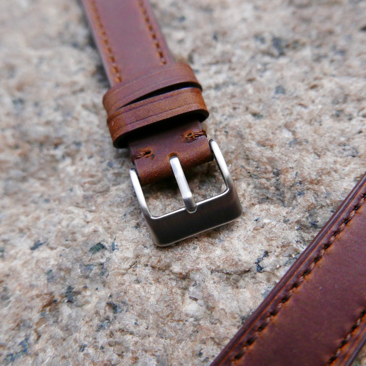 Saddle Series Leather Watch Strap (18mm/19mm/20mm)