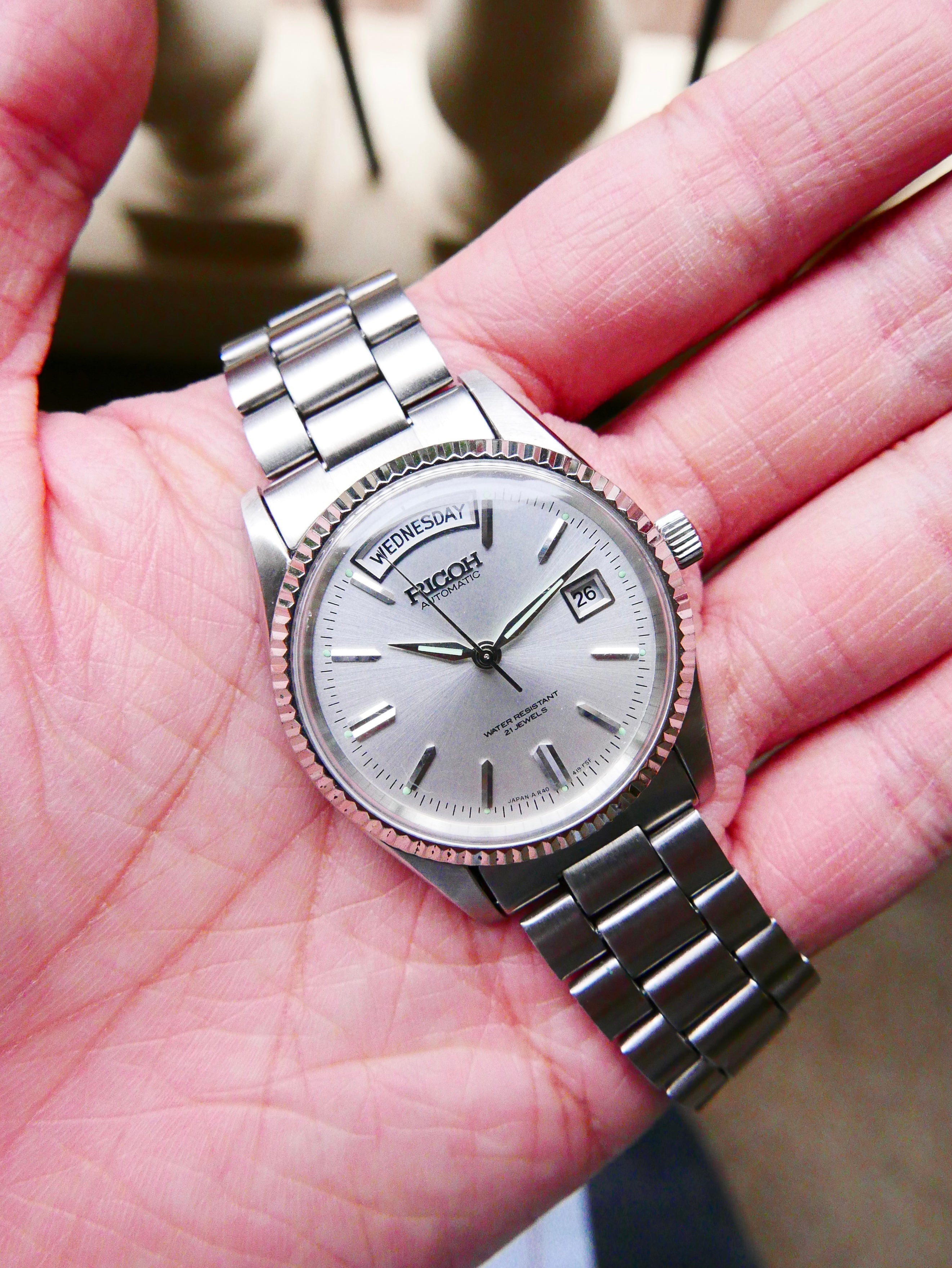 Vintage Watch | Ricoh Automatic Day-Date “President” (Close to NOS)