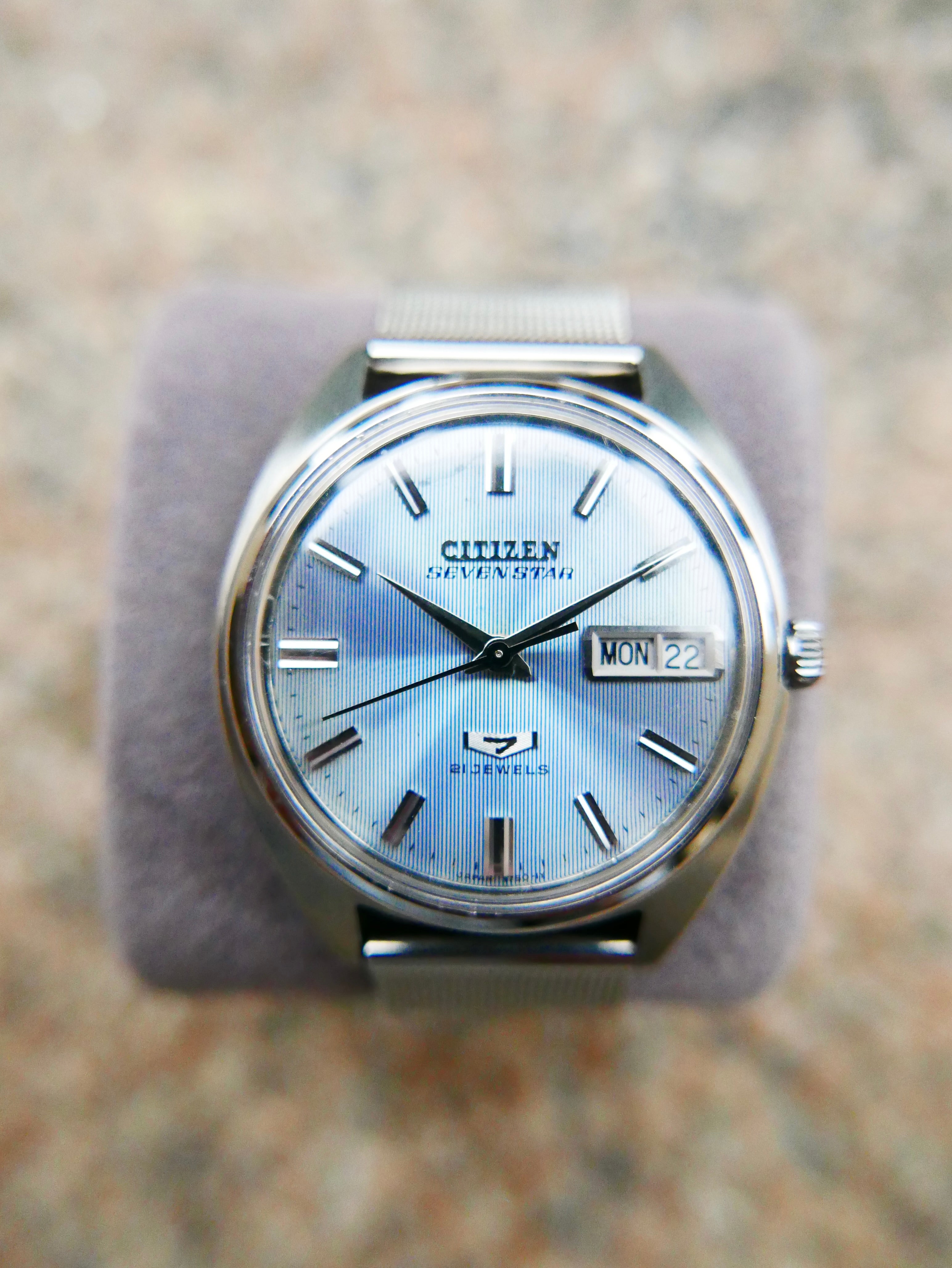 Vintage Watch | Citizen Seven Star 21 Jewels – Icy Linen Dial