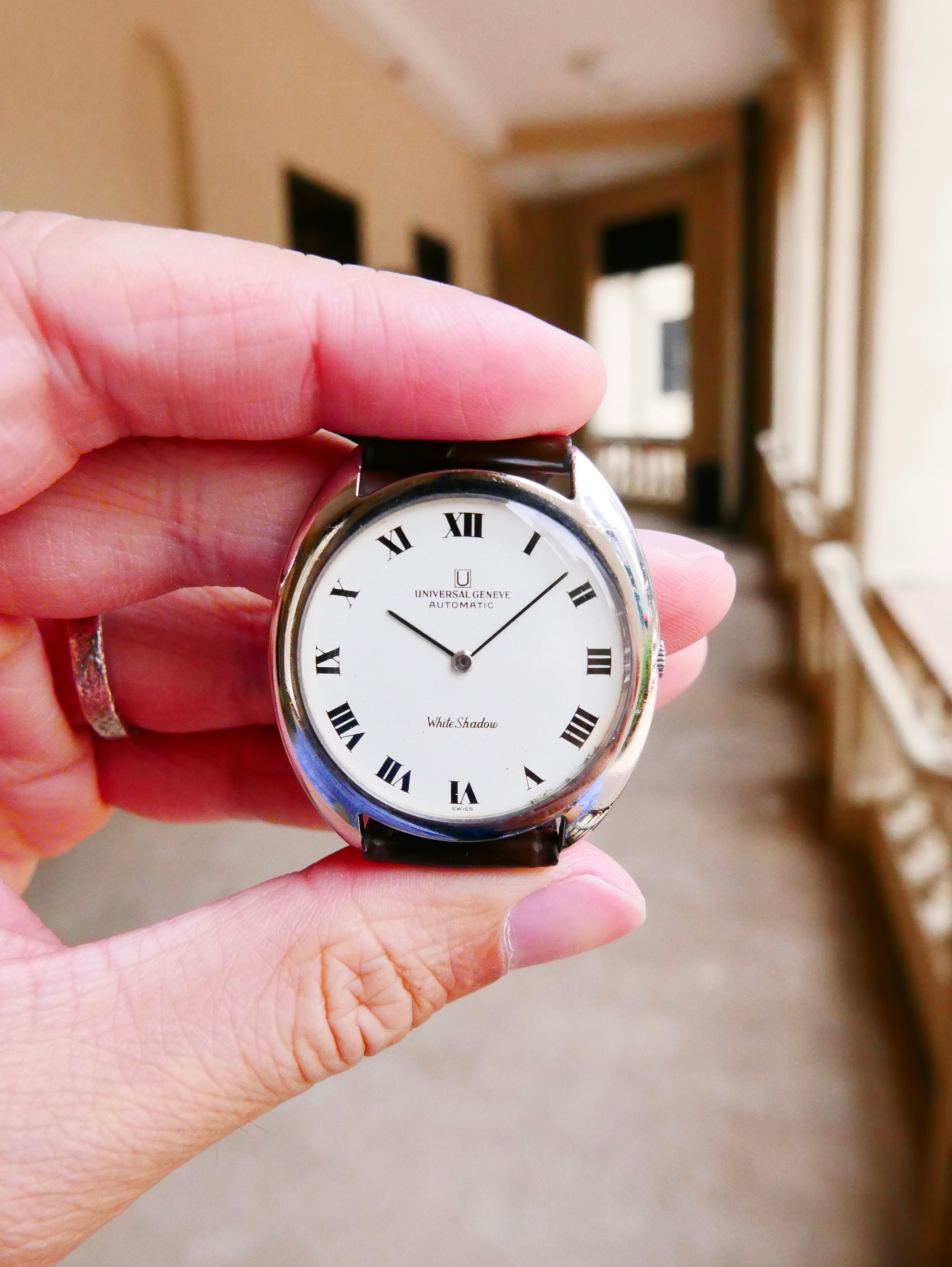 Vintage Watch | Universal Geneve White Shadow Automatic 866101