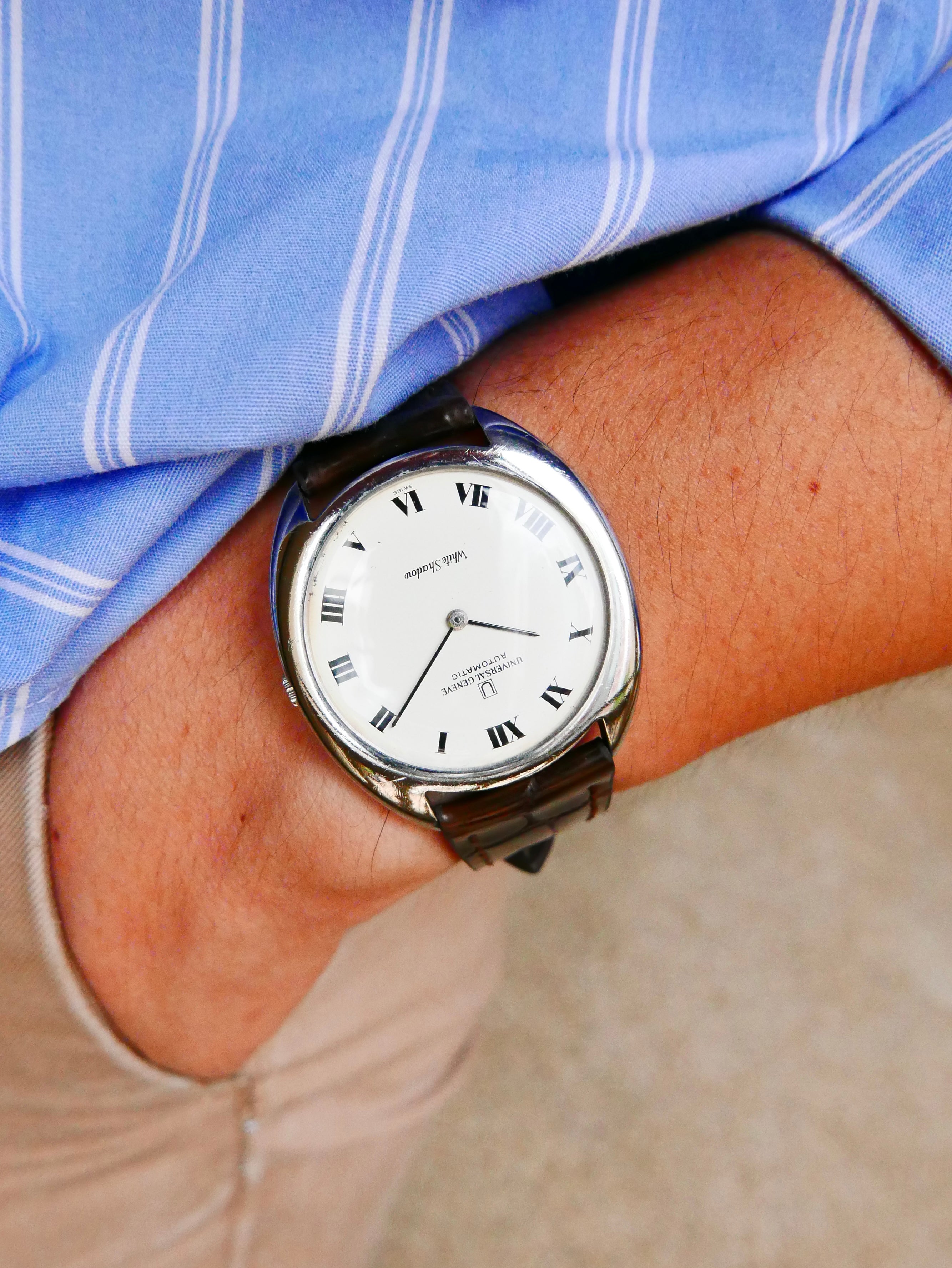 Vintage Watch | Universal Geneve White Shadow Automatic 866101