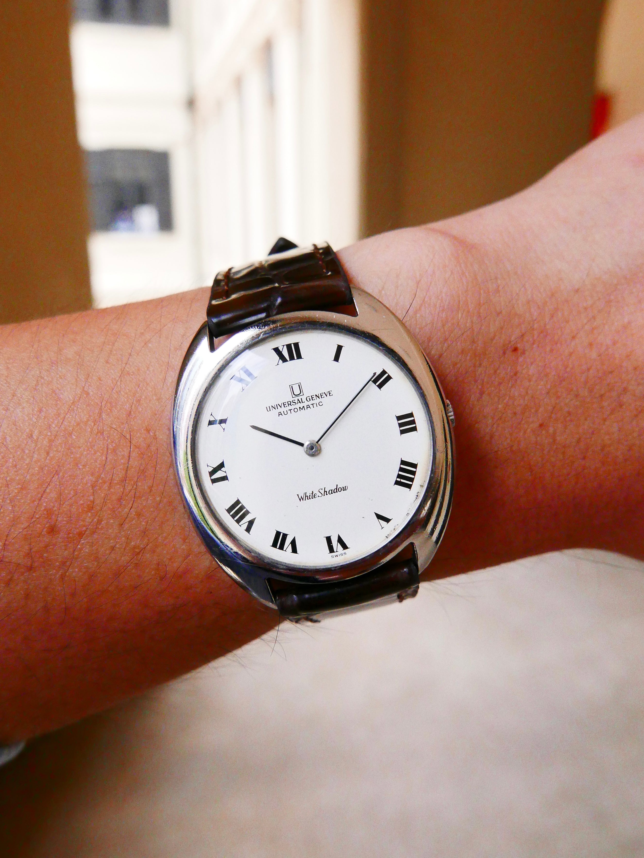 Vintage Watch | Universal Geneve White Shadow Automatic 866101
