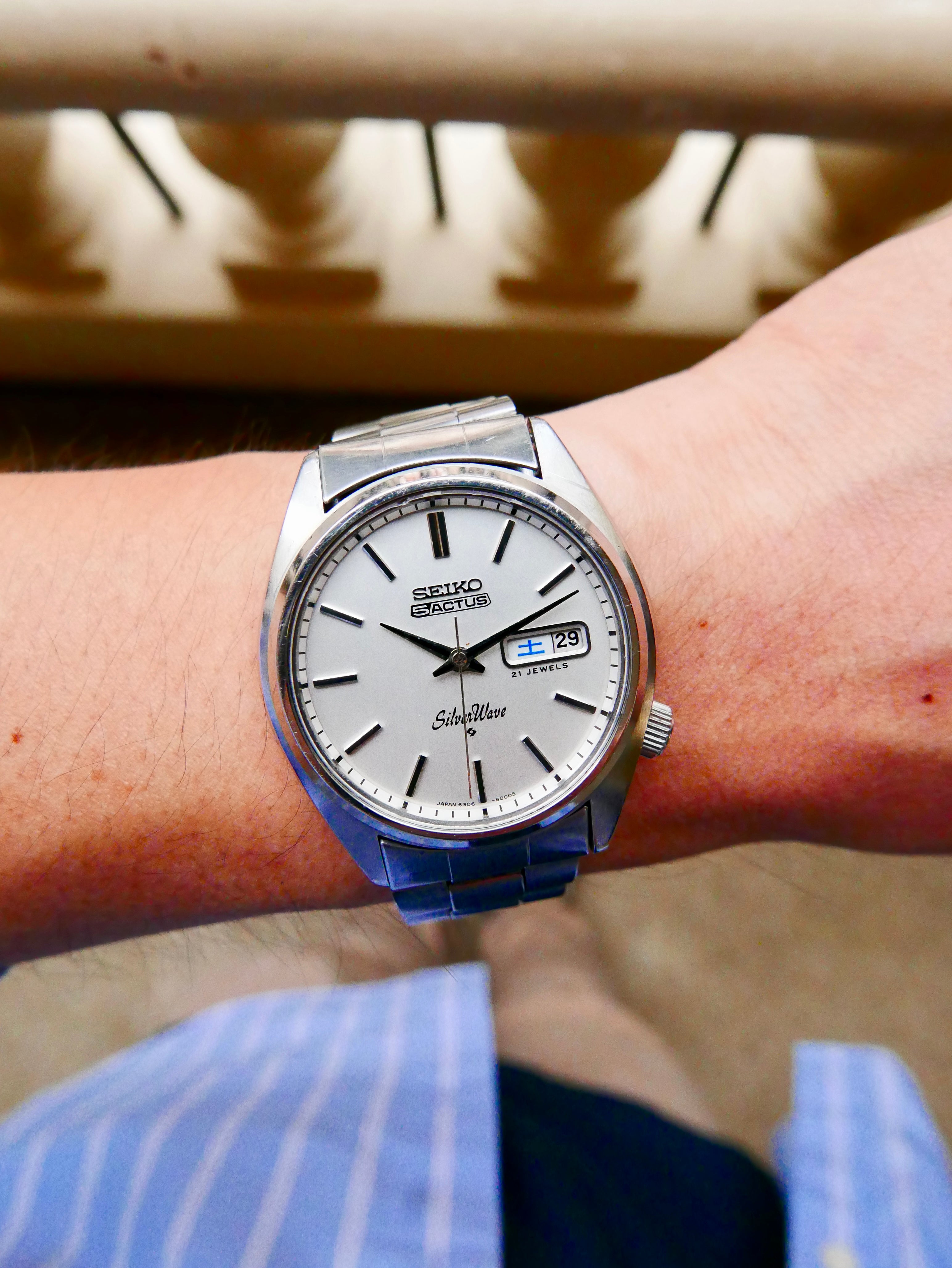 Vintage Watch | Seiko Silverwave 6306-8000 Surface Diver (Silver Dial)