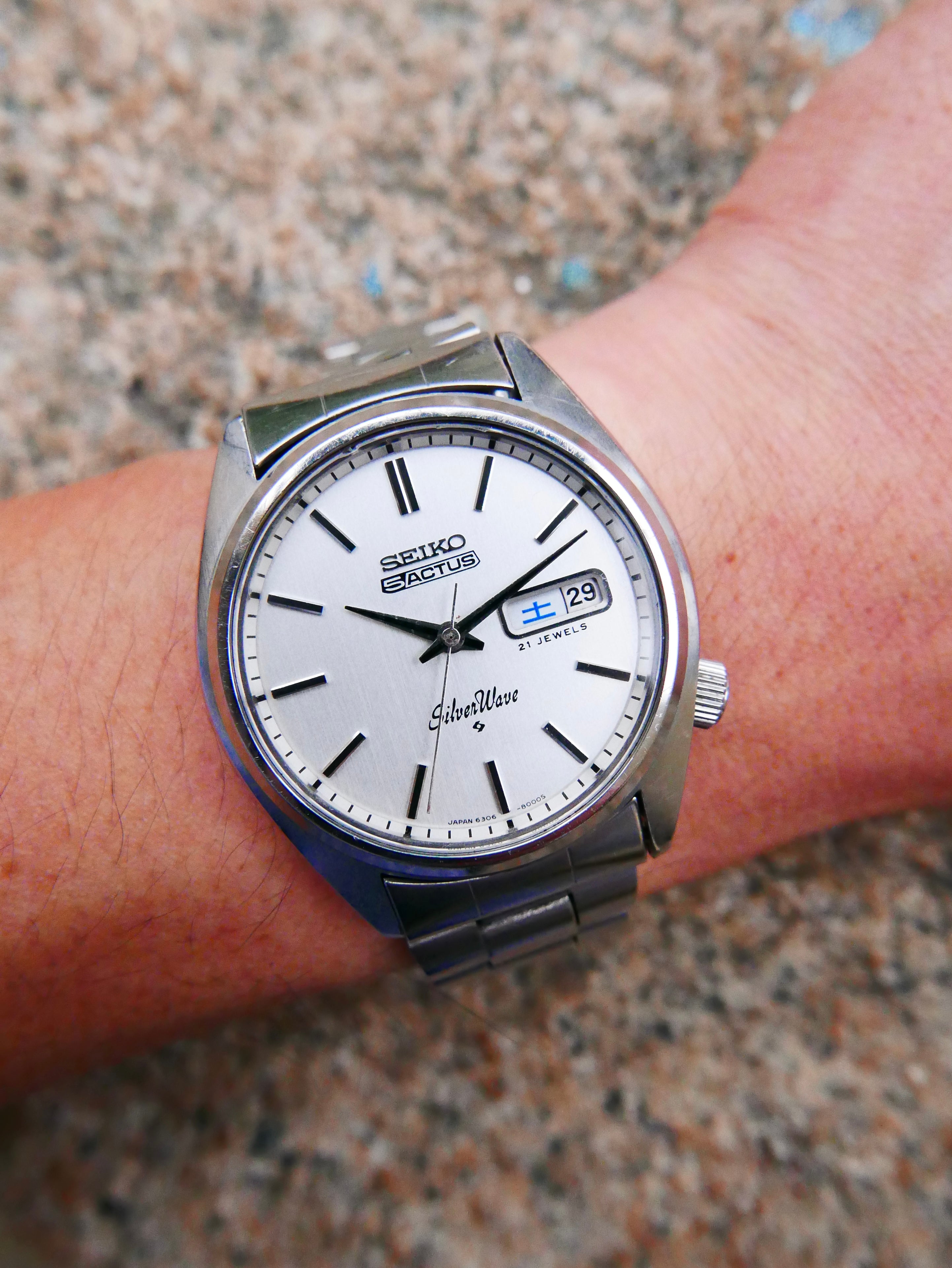 Vintage Watch | Seiko Silverwave 6306-8000 Surface Diver (Silver Dial)