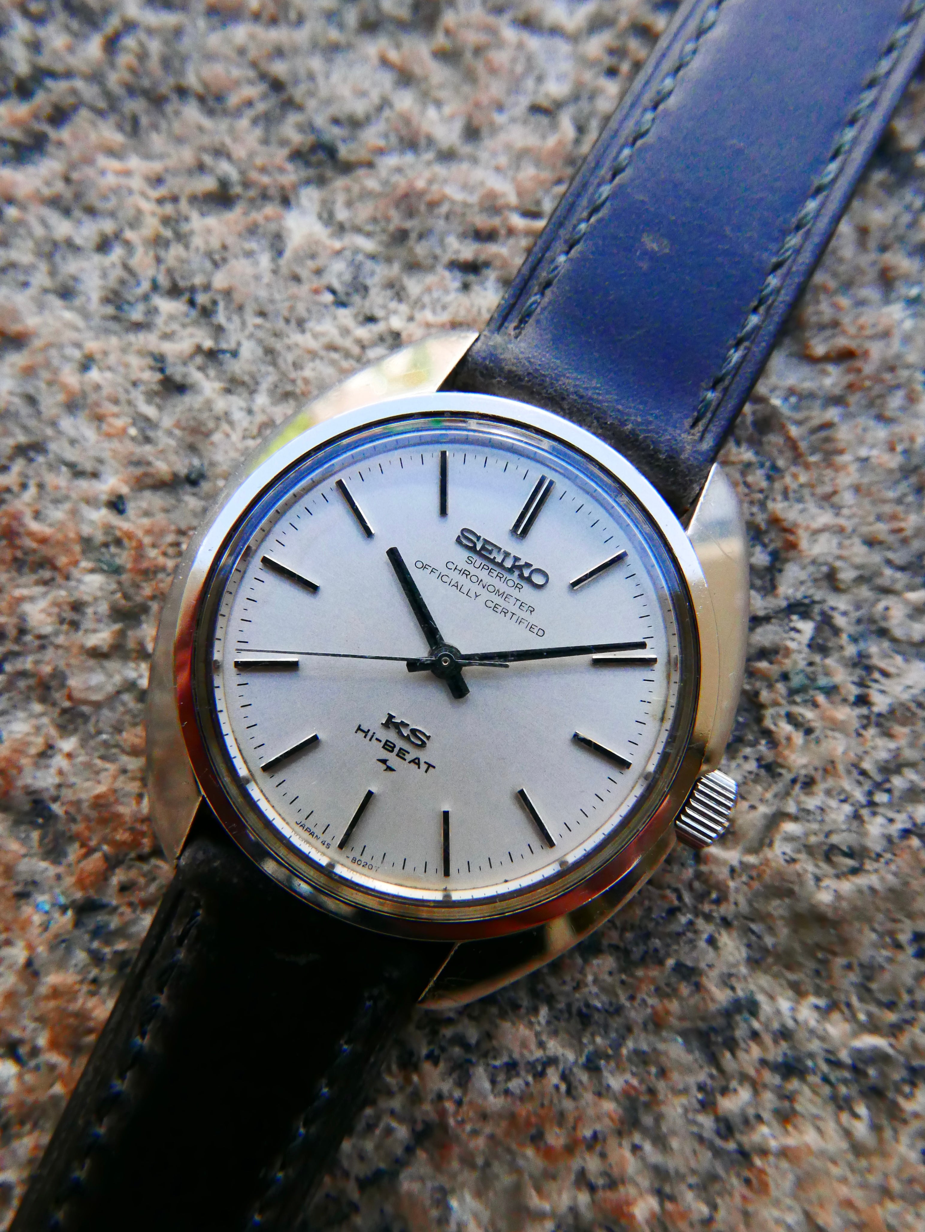 OH済み　SEIKO KS KingSeiko 1970年製　45-8010 1970年製 アンティーク キング セイコー 45-8010 45KS ハイビート