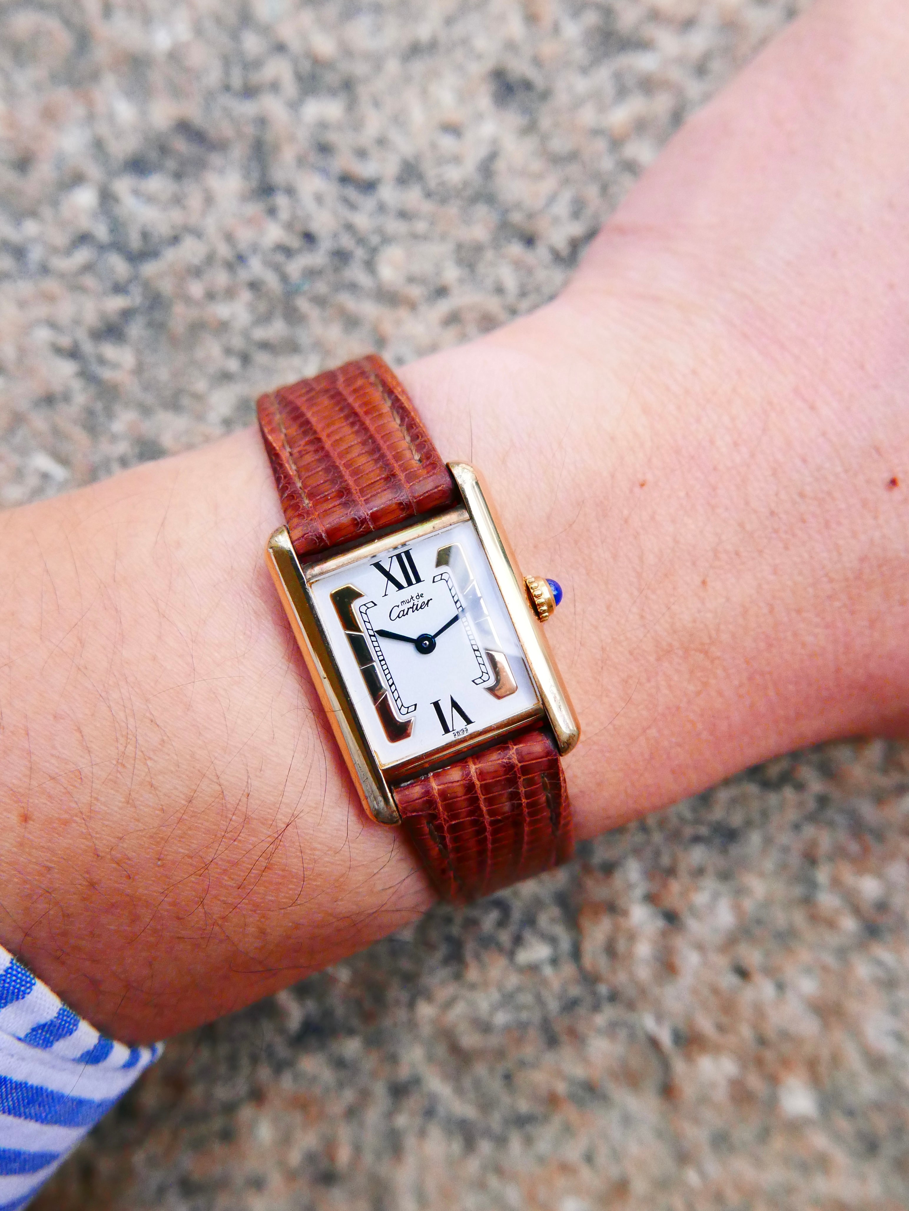 Vintage Watch | Cartier Tank Must Quartz Trinity Dial