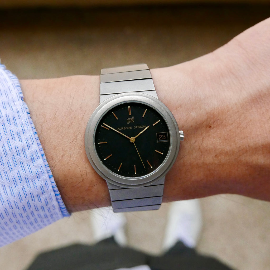 Vintage Watch IWC Porsche Design Titanium Quartz Men's Watch (Full set with box))