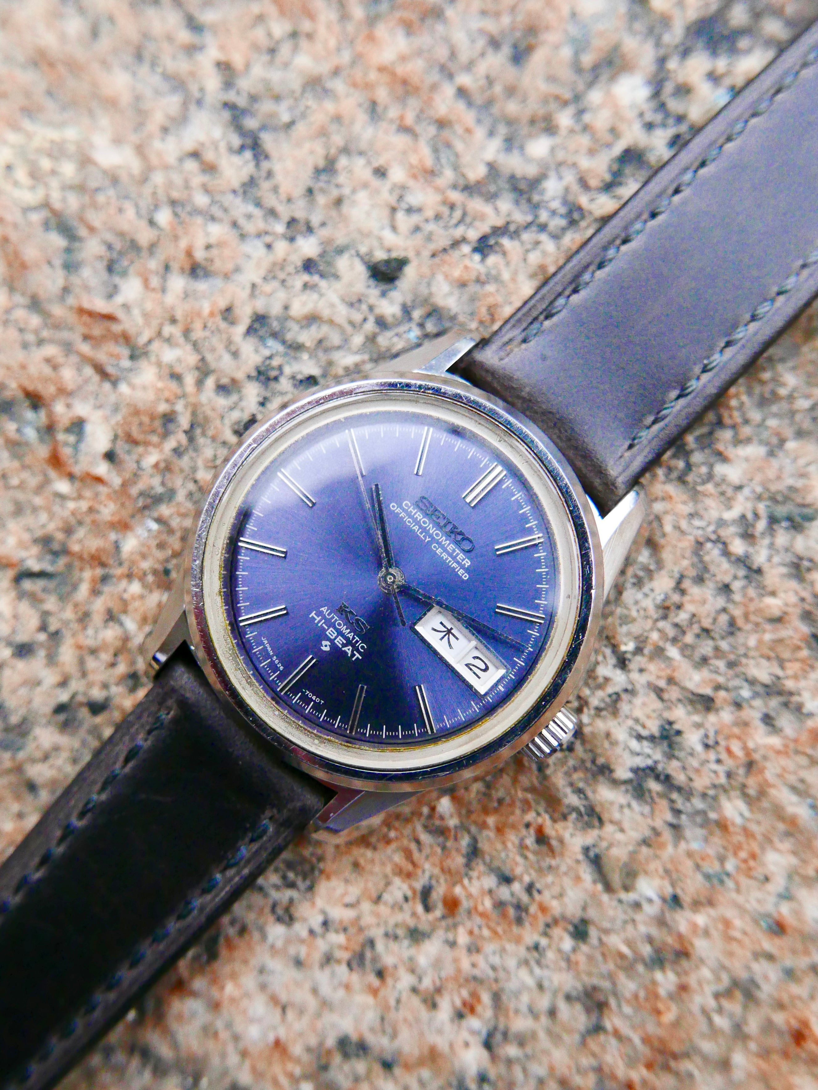 Vintage Watch | King Seiko Chronometer 5626 7040 (Rare Blue Dial)