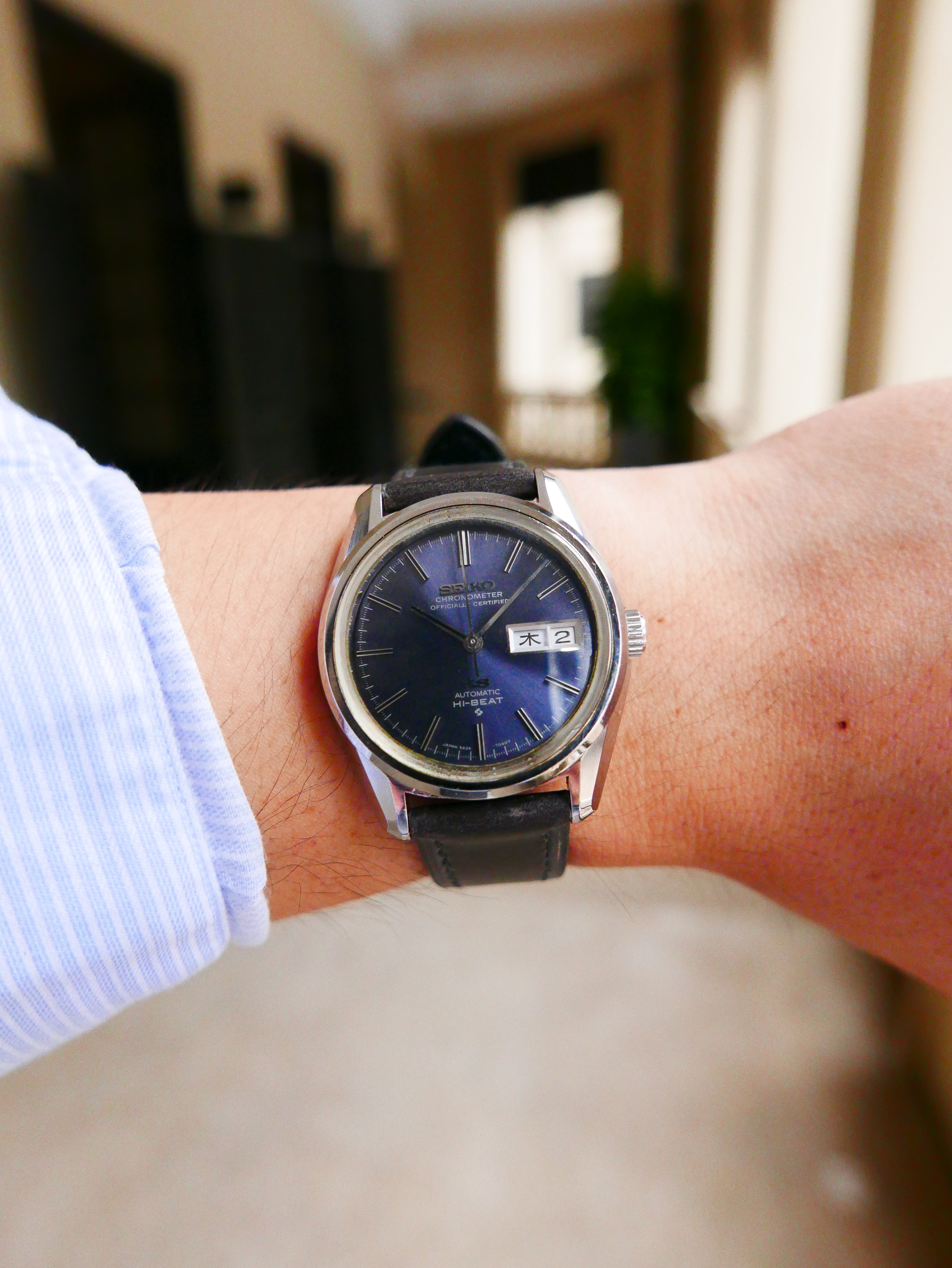 Vintage Watch | King Seiko Chronometer 5626 7040 (Rare Blue Dial)