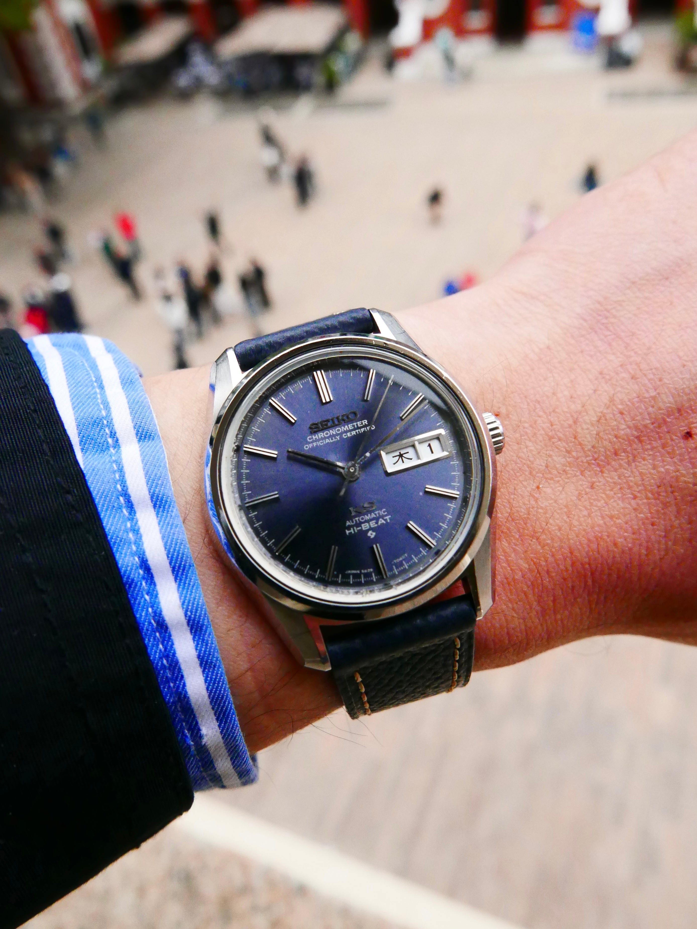 Vintage Watch | King Seiko Chronometer 5626 7040 (Blue Dial)