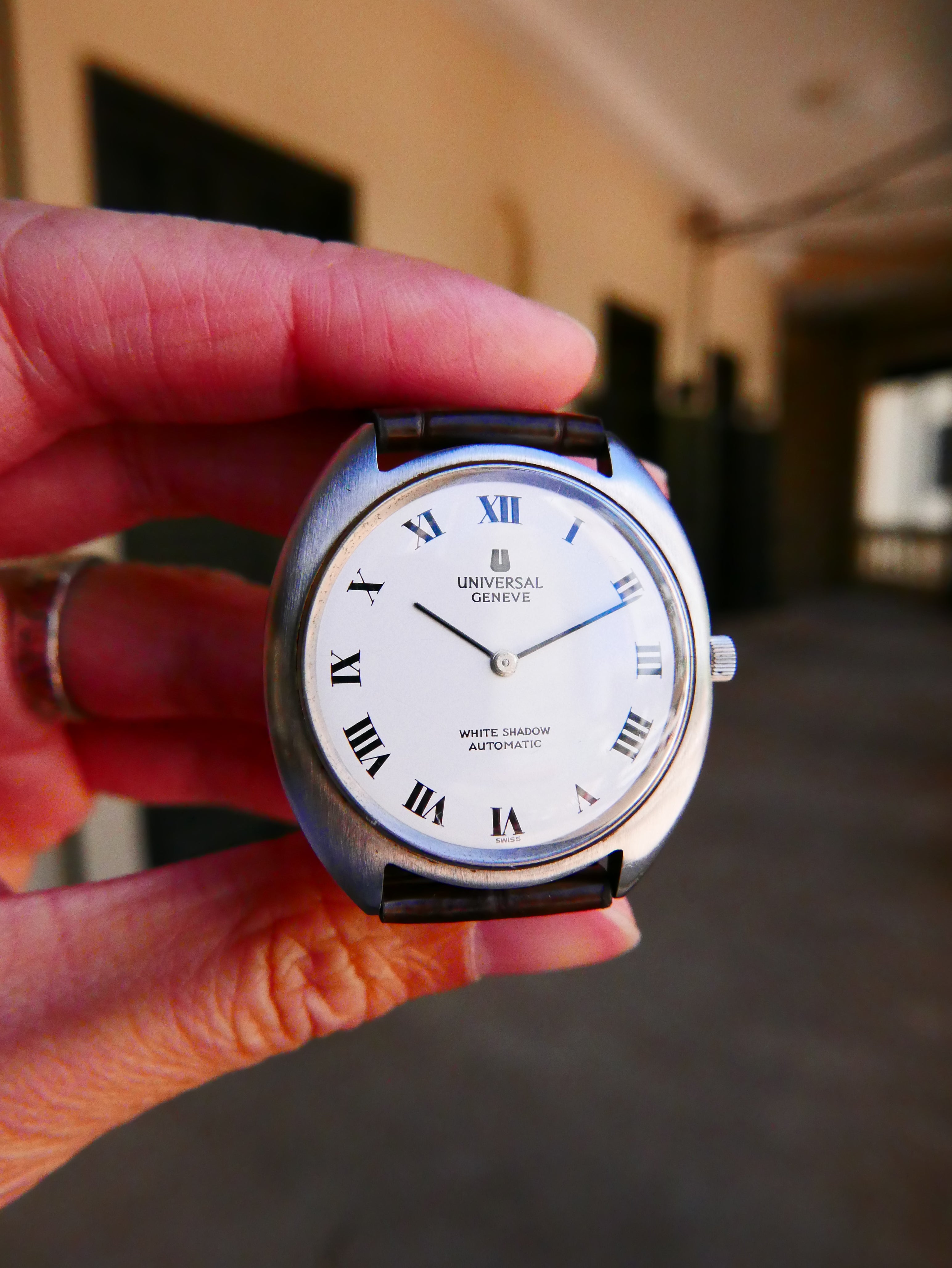 Vintage Watch | Universal Geneve White Shadow Automatic 866102