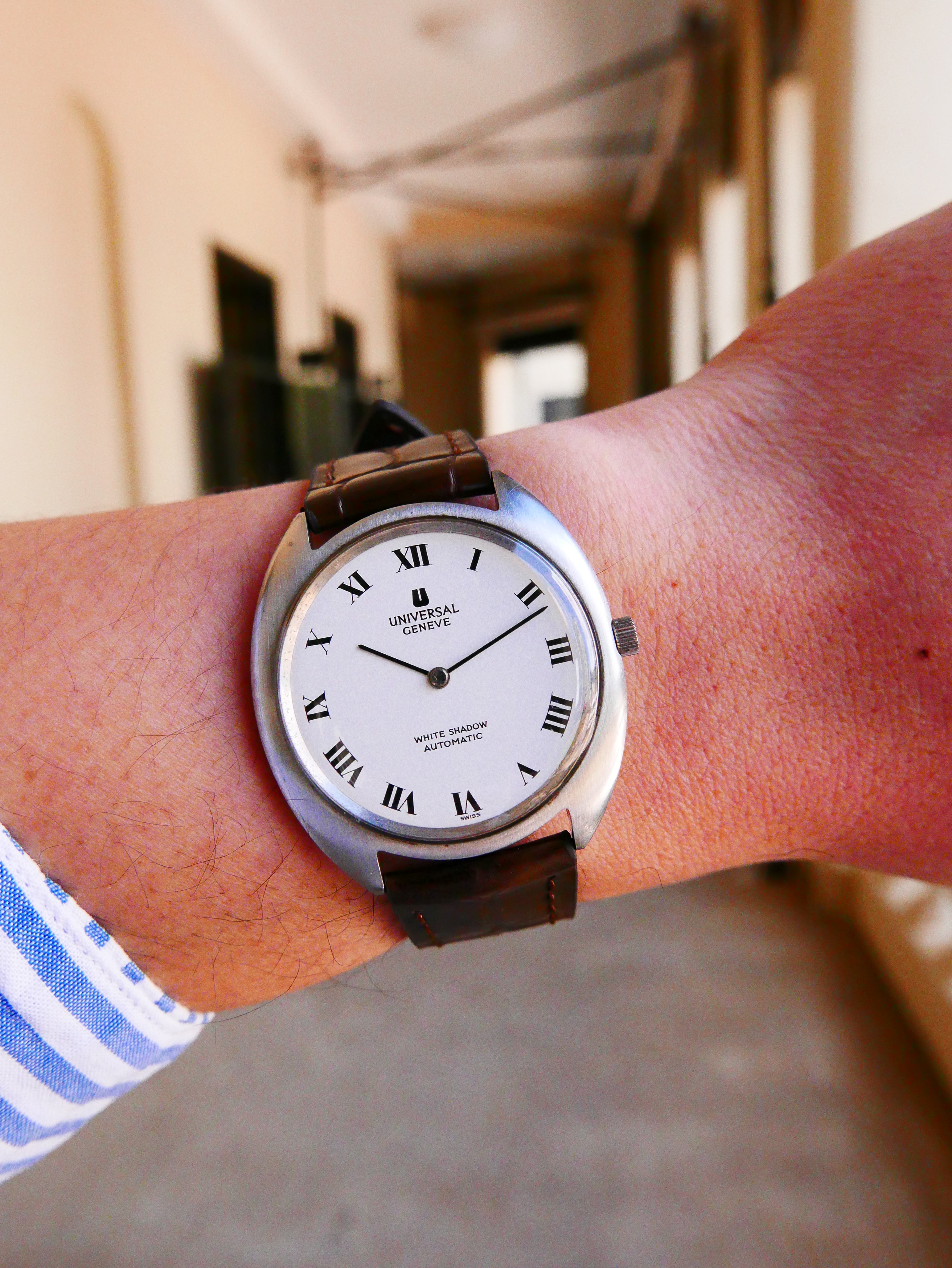 Vintage Watch | Universal Geneve White Shadow Automatic 866102