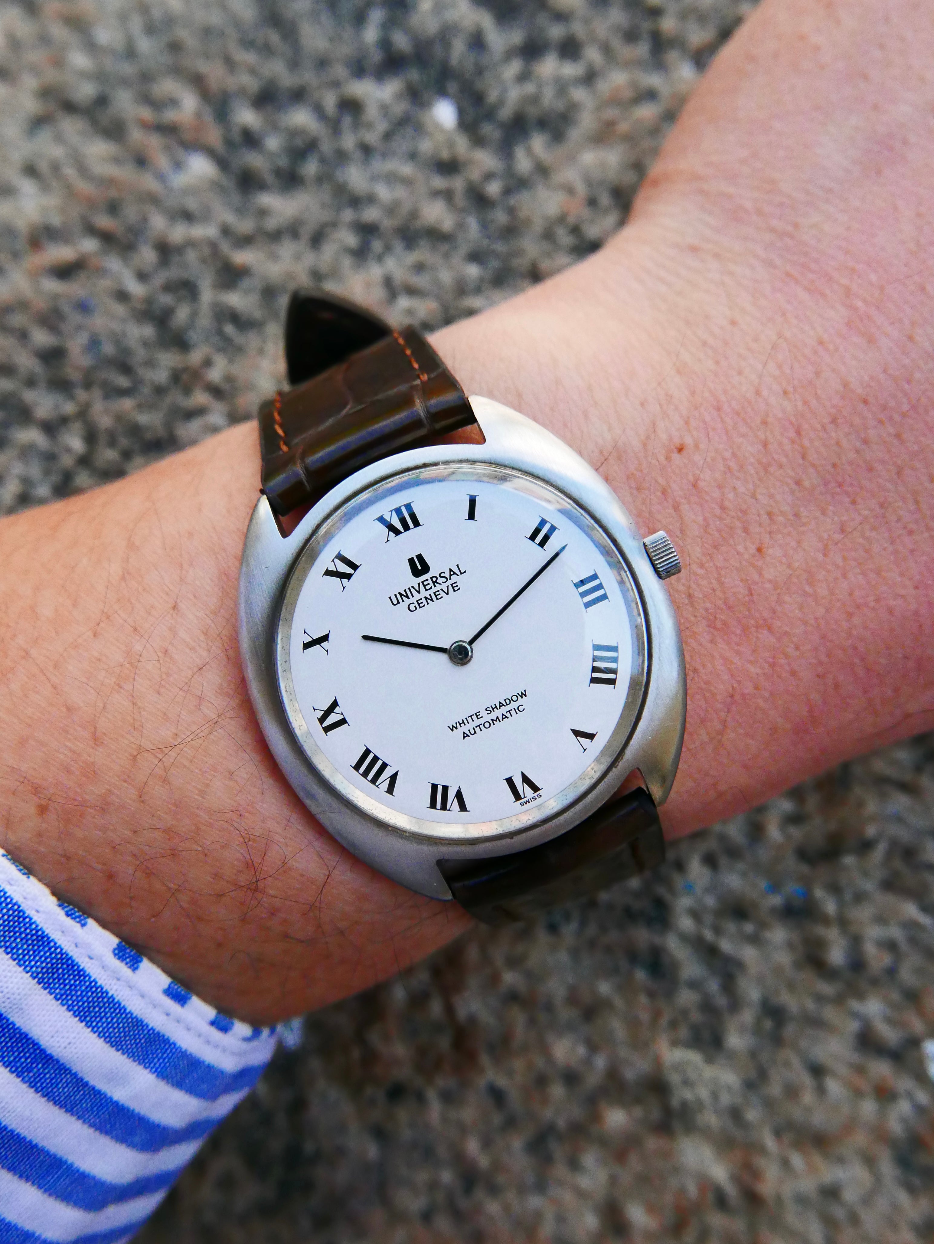 Vintage Watch | Universal Geneve White Shadow Automatic 866102