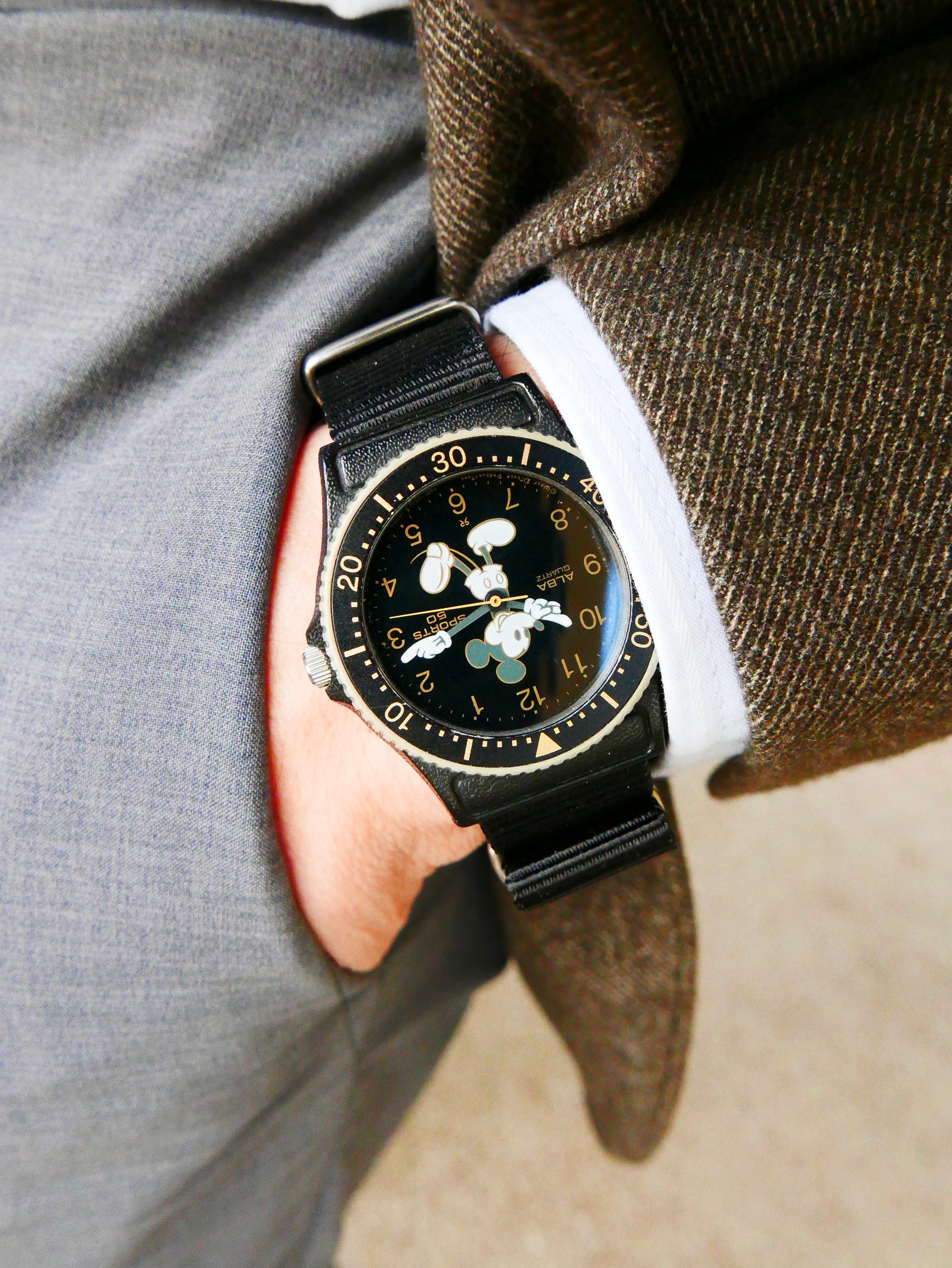 Vintage Watch | Seiko Alba Sports 50 Mickey Mouse Quartz