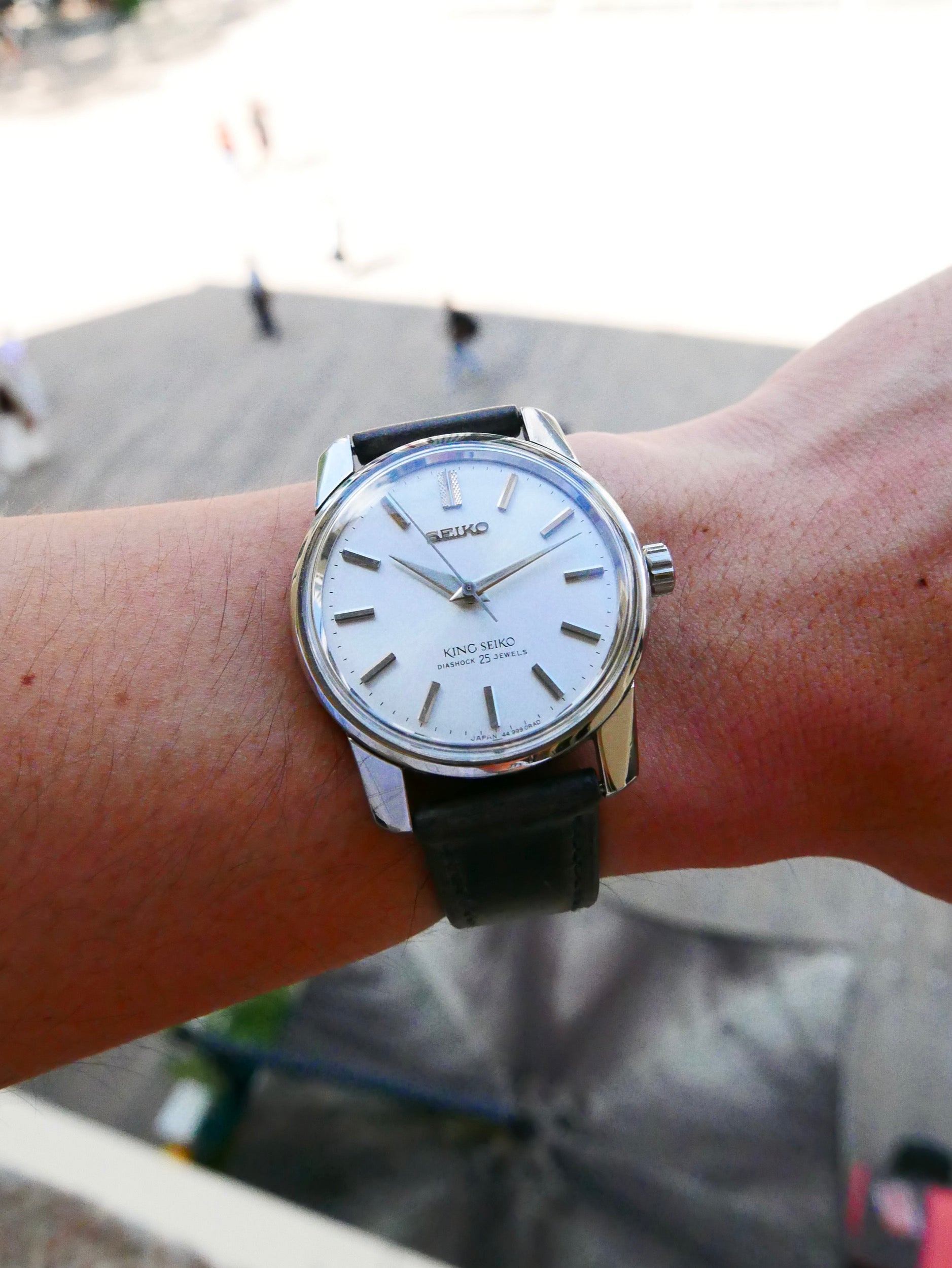 King Seiko 44-9990 ブラックダイヤル Vintage Watch | King Seiko 44-9990 – Samurai Vintage Co.