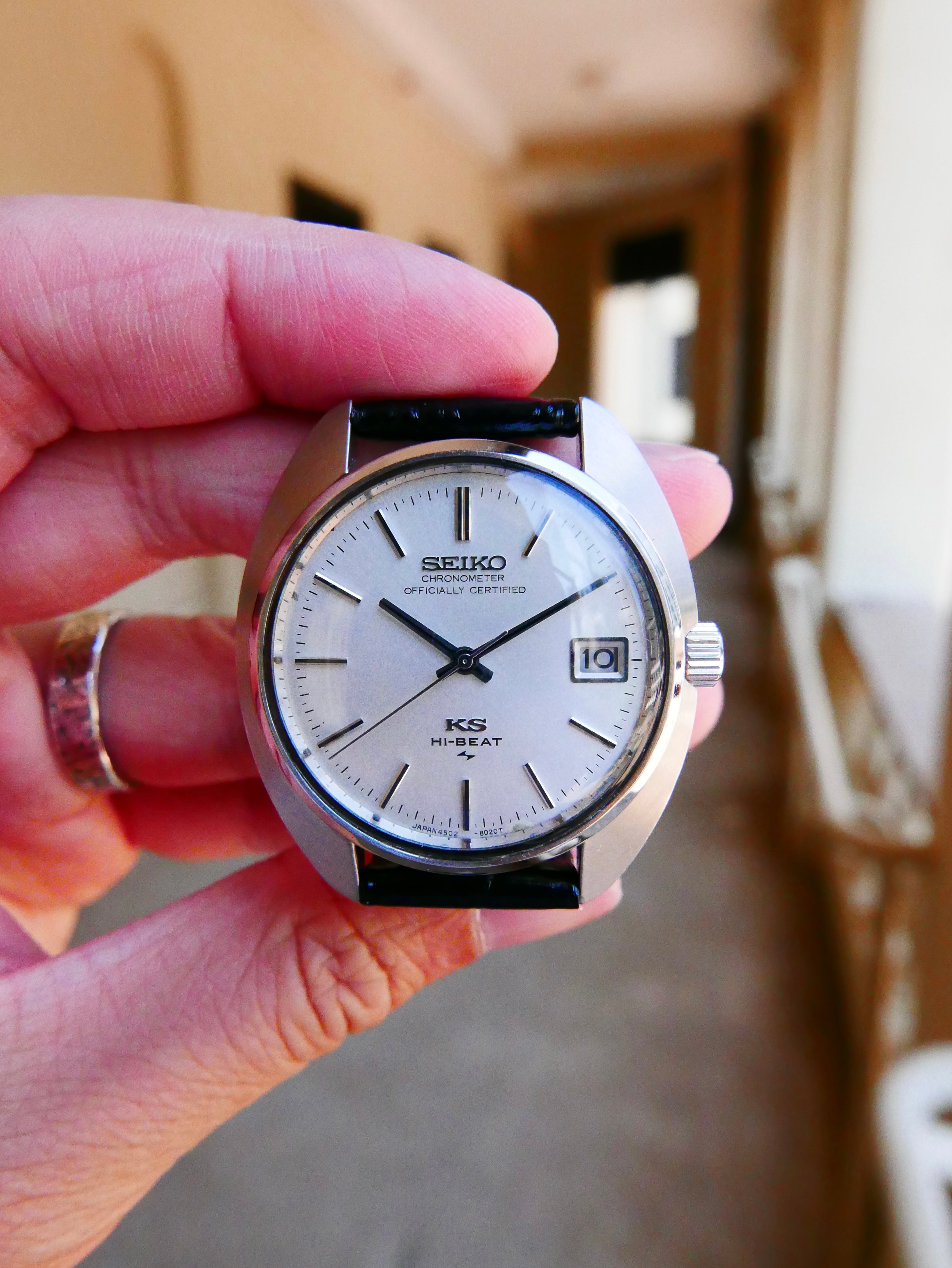Vintage Watch | King Seiko 4502-8020 Chronometer Batwing Case