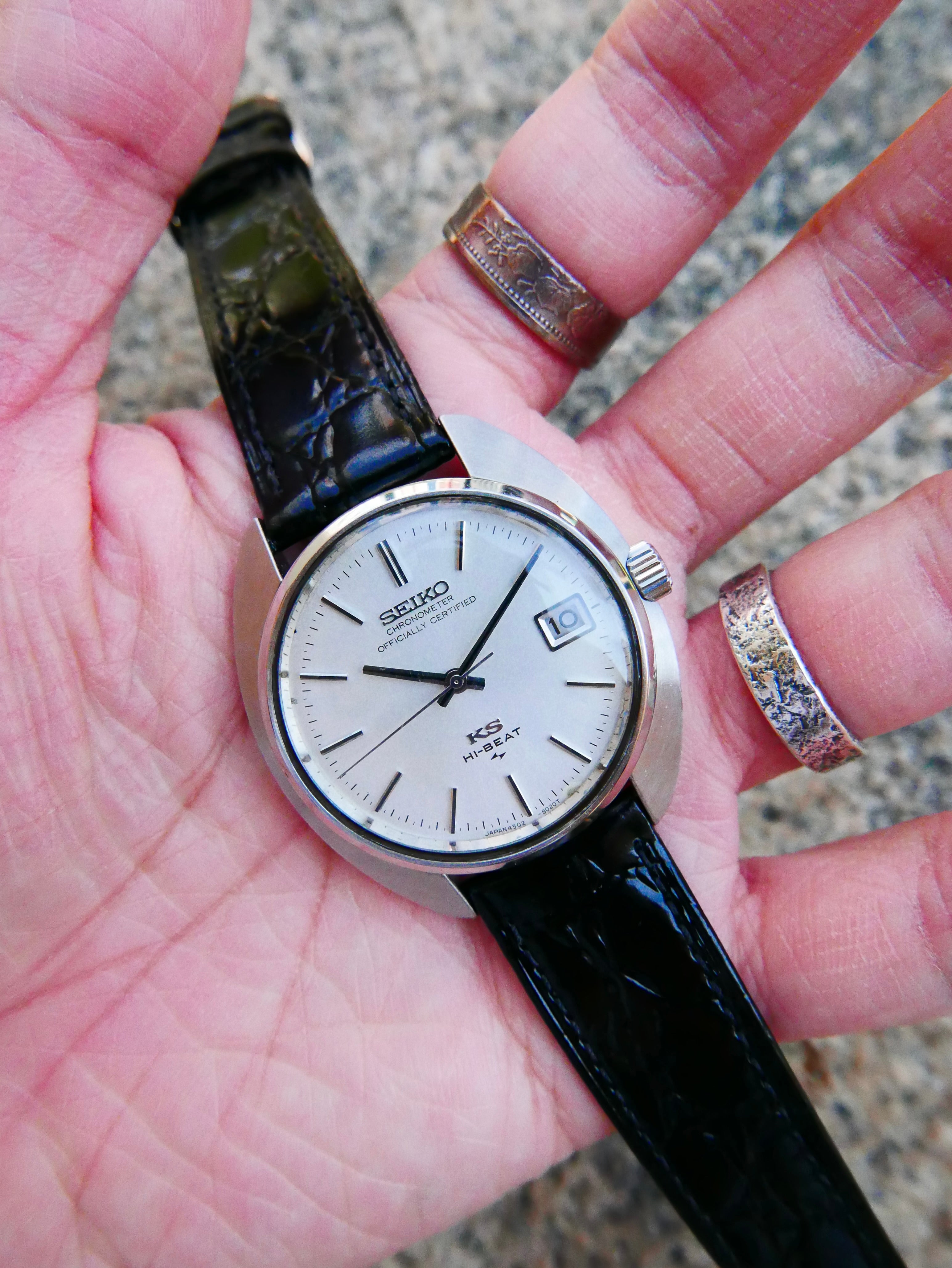 Vintage Watch | King Seiko 4502-8020 Chronometer Batwing Case
