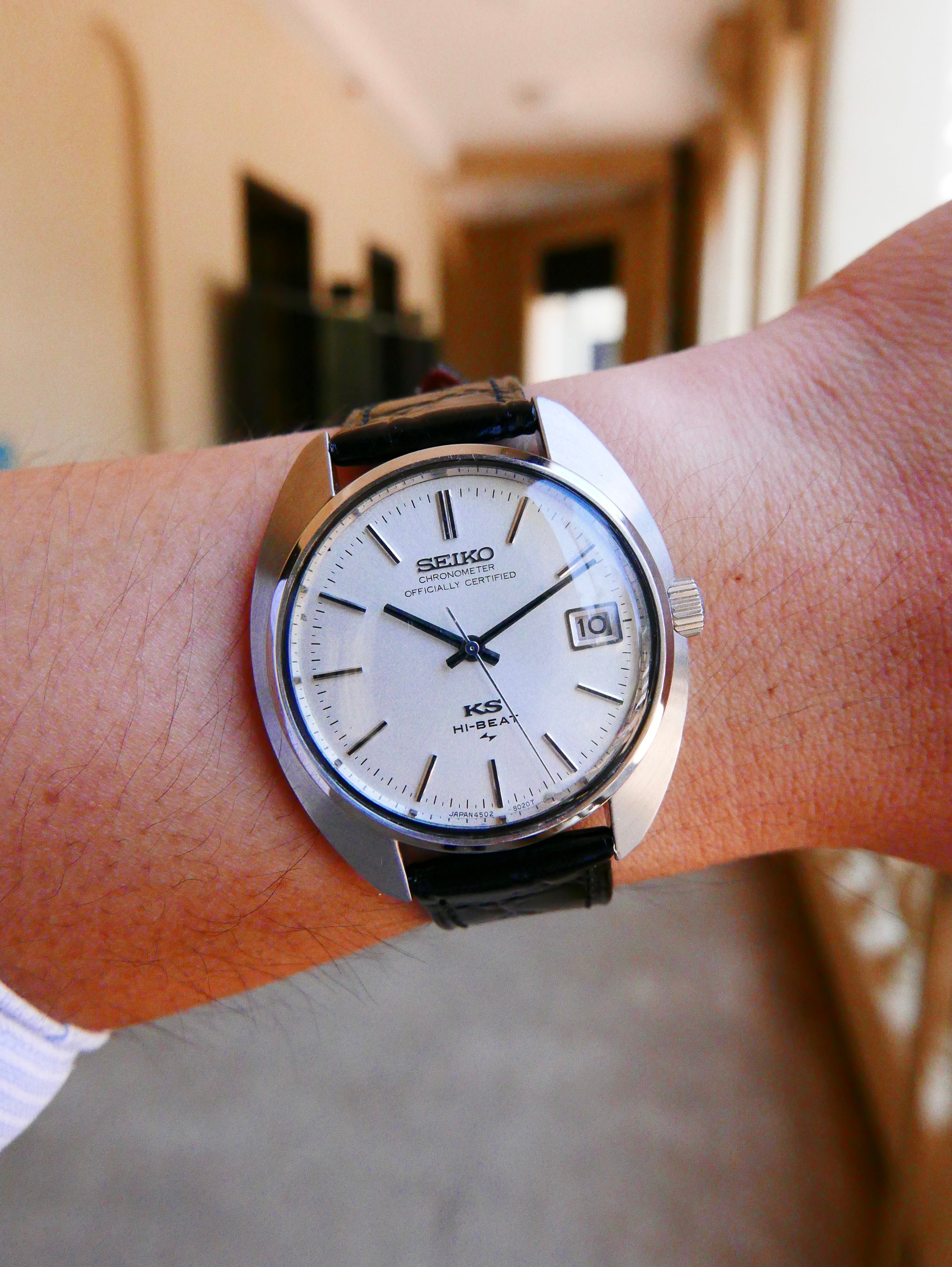 Vintage Watch | King Seiko 4502-8020 Chronometer Batwing Case